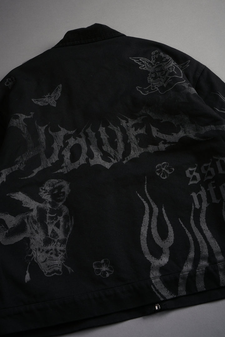 The Eagle & The Oni Earl Jacket in Black