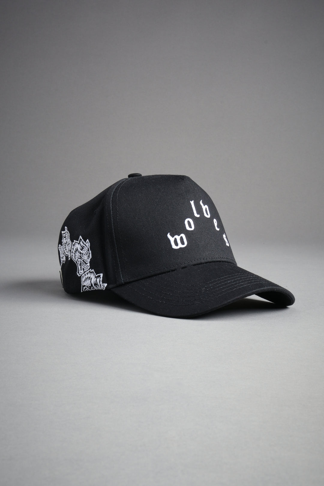 Surrounded Oni 5 Panel Hat in Black