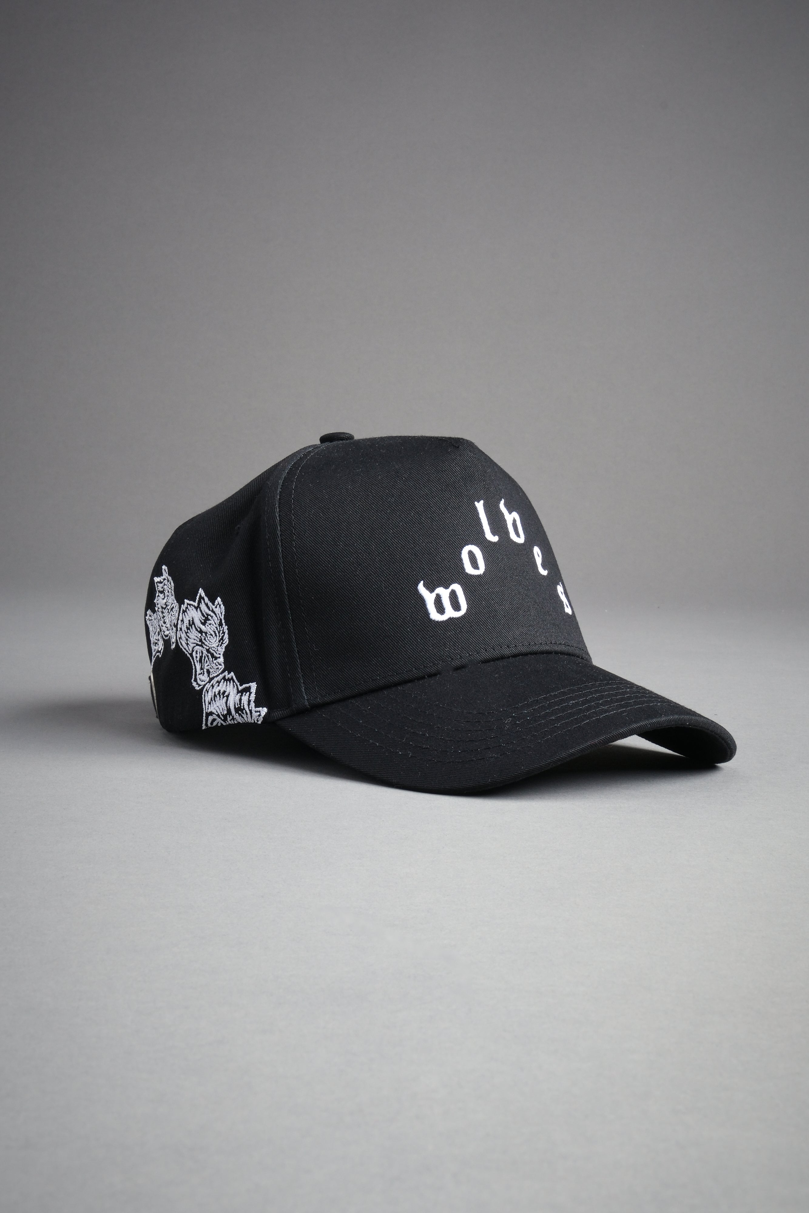 Surrounded Oni 5 Panel Hat in Black
