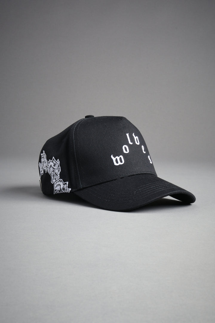Surrounded Oni 5 Panel Hat in Black