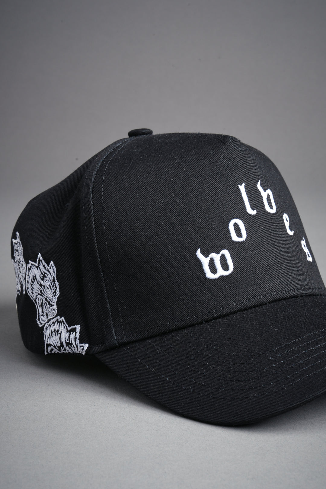 Surrounded Oni 5 Panel Hat in Black