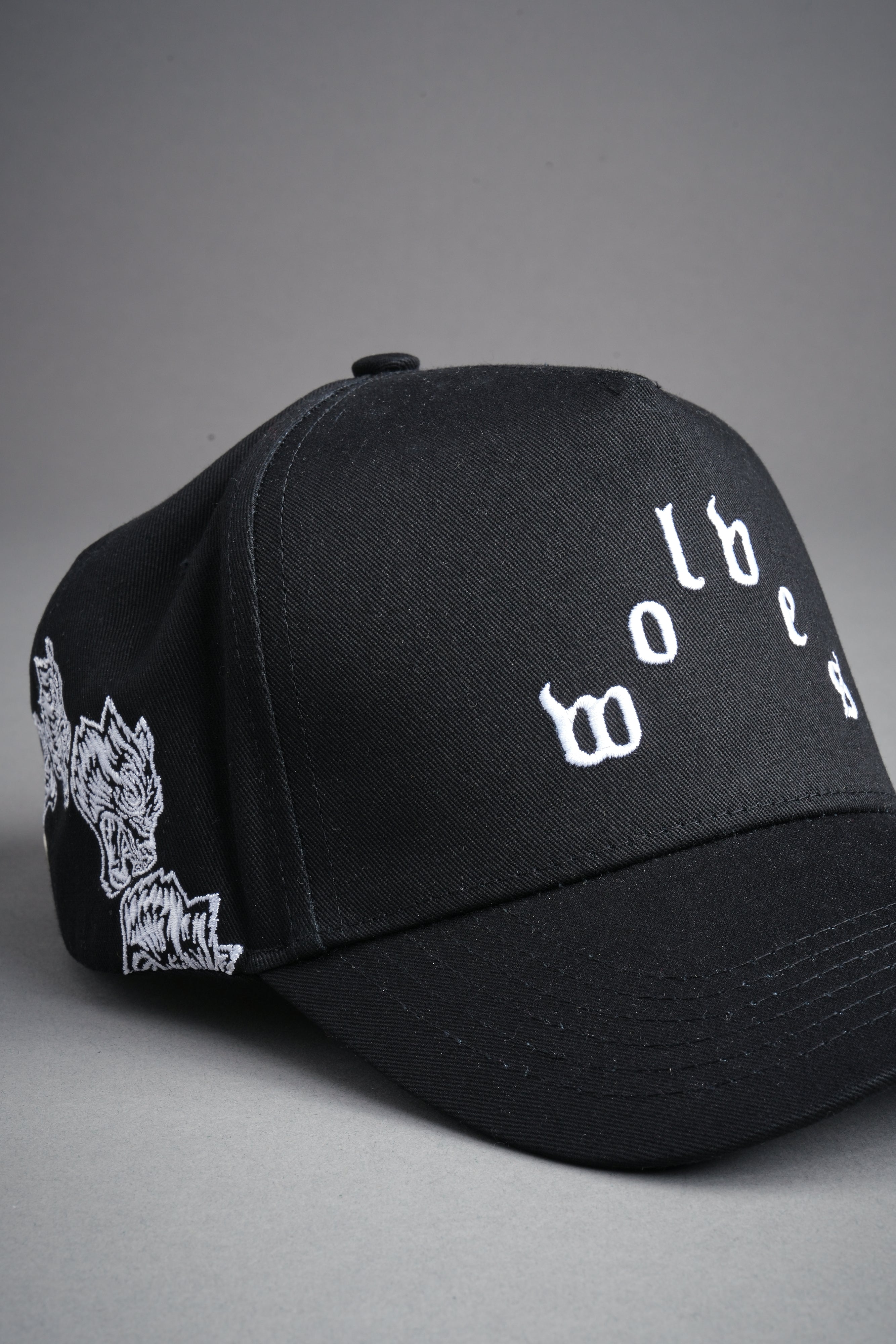 Surrounded Oni 5 Panel Hat in Black