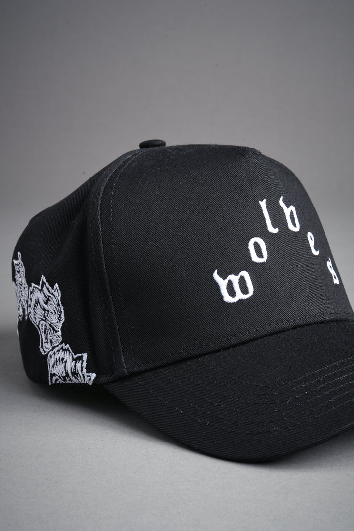 Surrounded Oni 5 Panel Hat in Black