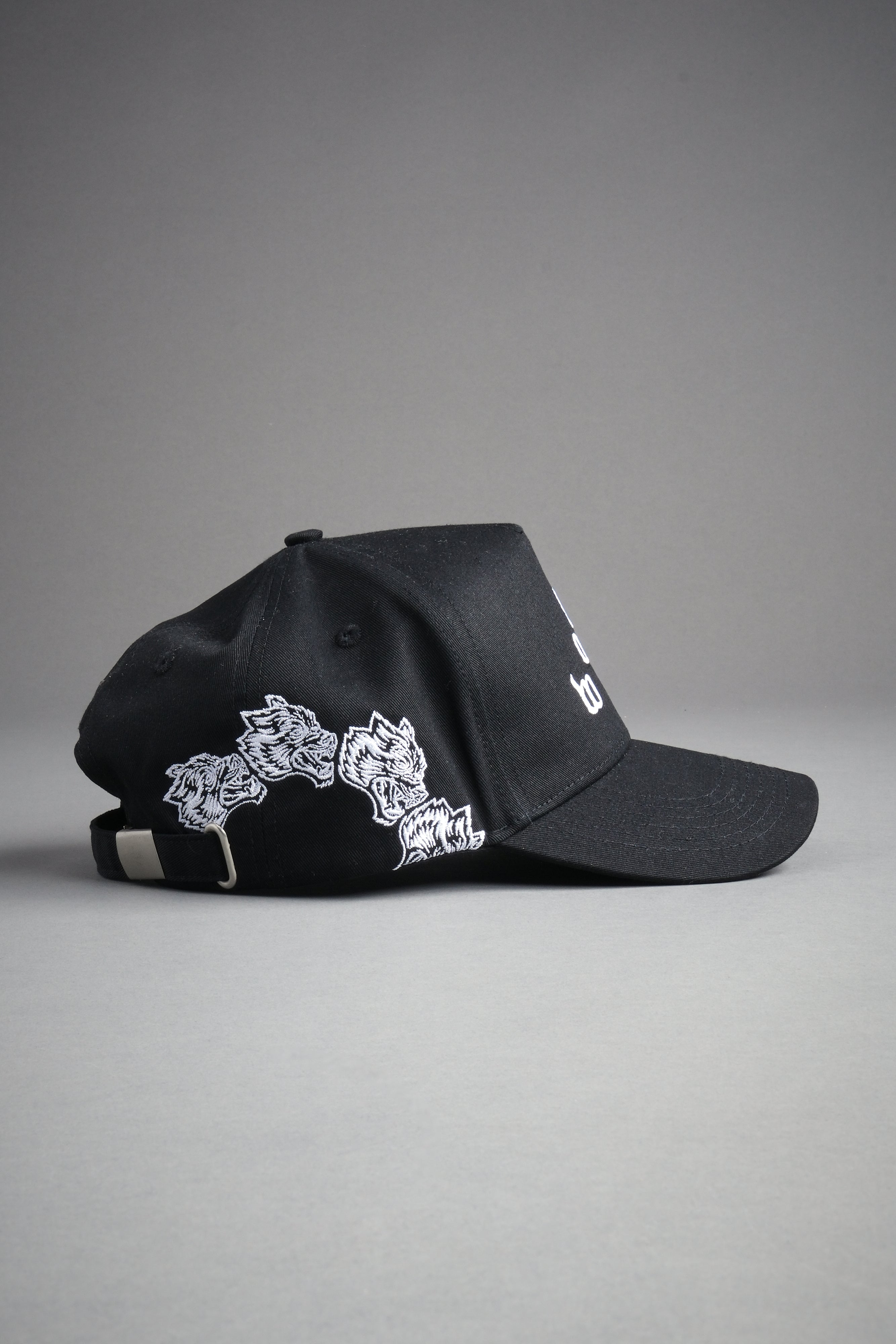 Surrounded Oni 5 Panel Hat in Black