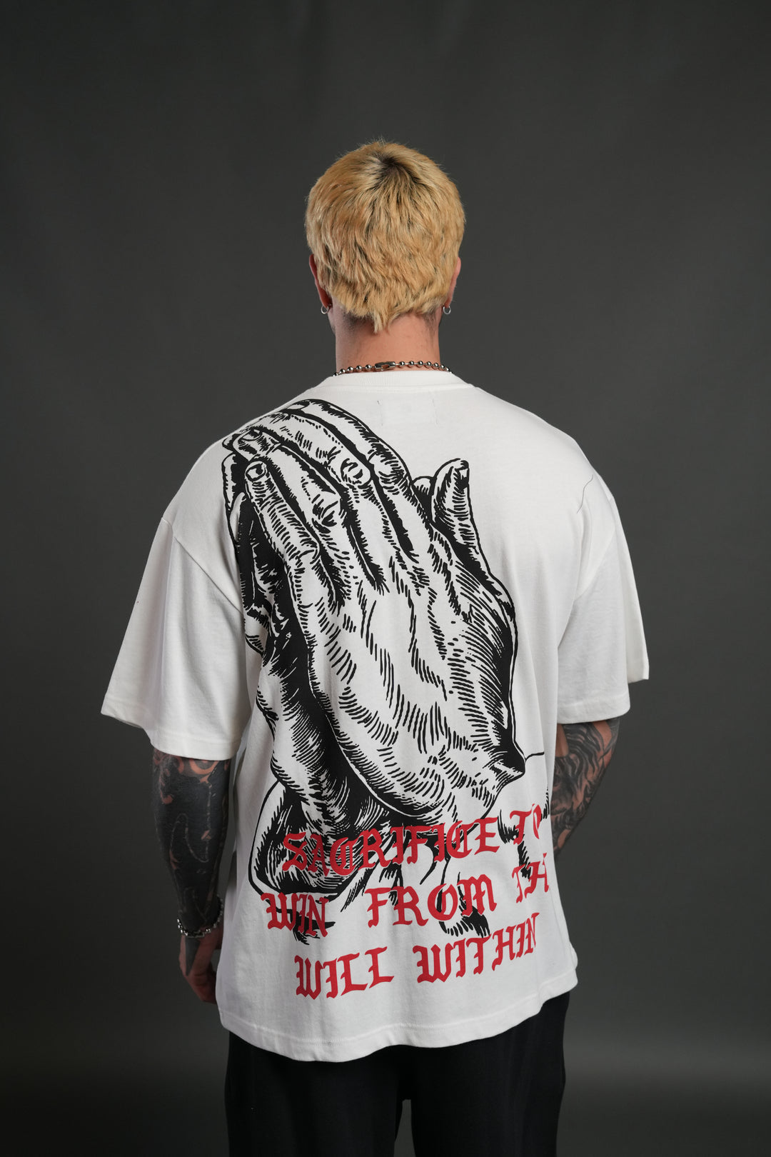 The Will Within "Premium" Oversized Tee in Cream