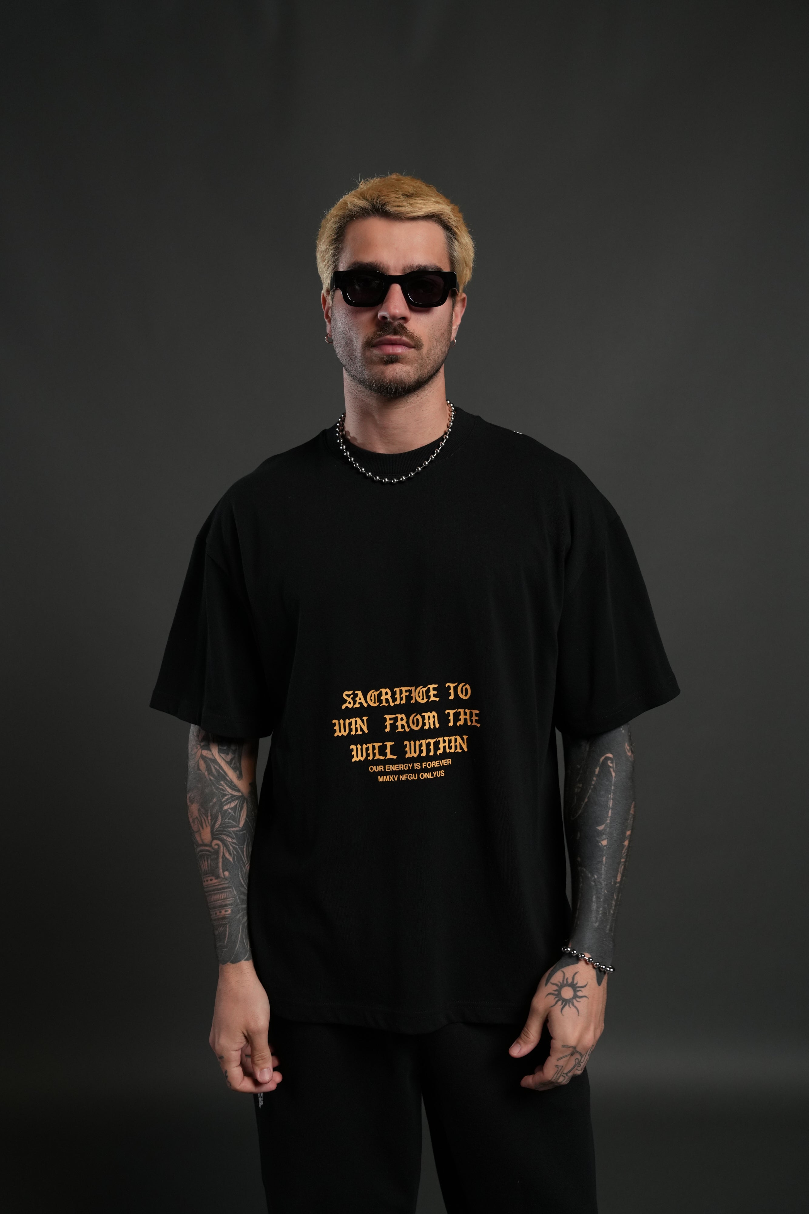 The Will Within "Premium" Oversized Tee in Black