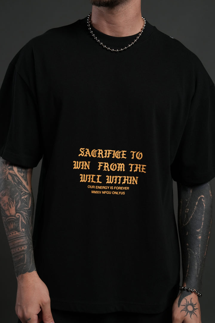 The Will Within "Premium" Oversized Tee in Black