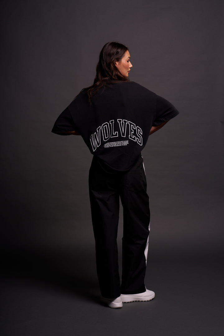 Rock V2 "Premium" Oversized Tee in Black