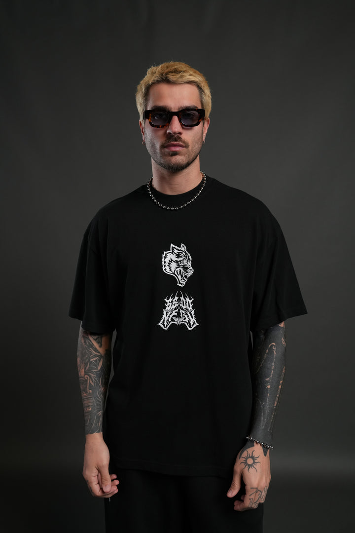 Shonen's Past "Premium" Oversized Tee in Black