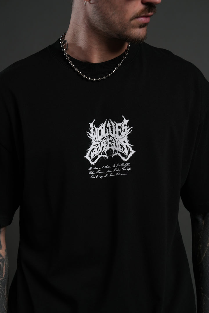 Sheer Loyalty "Premium" Oversized Tee in Black