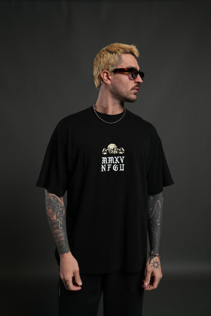 Hollow Virtue "Premium" Oversized Tee in Black