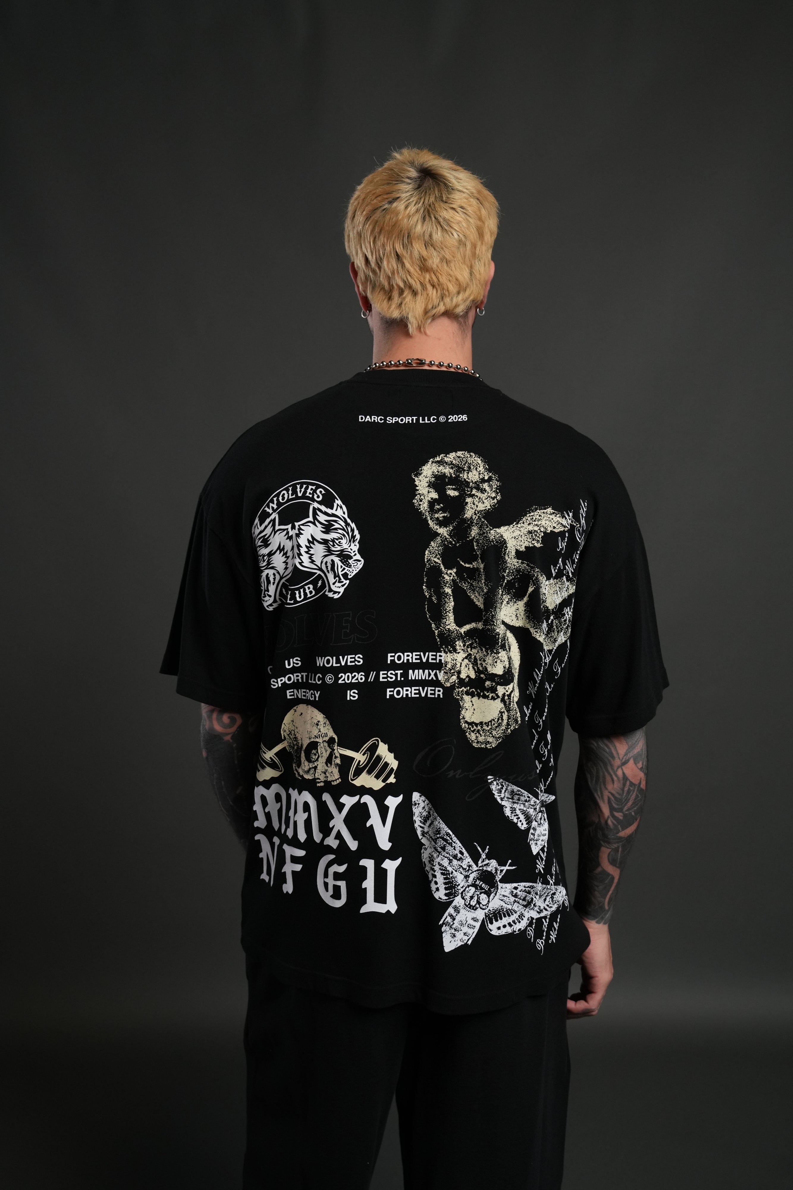 Hollow Virtue "Premium" Oversized Tee in Black