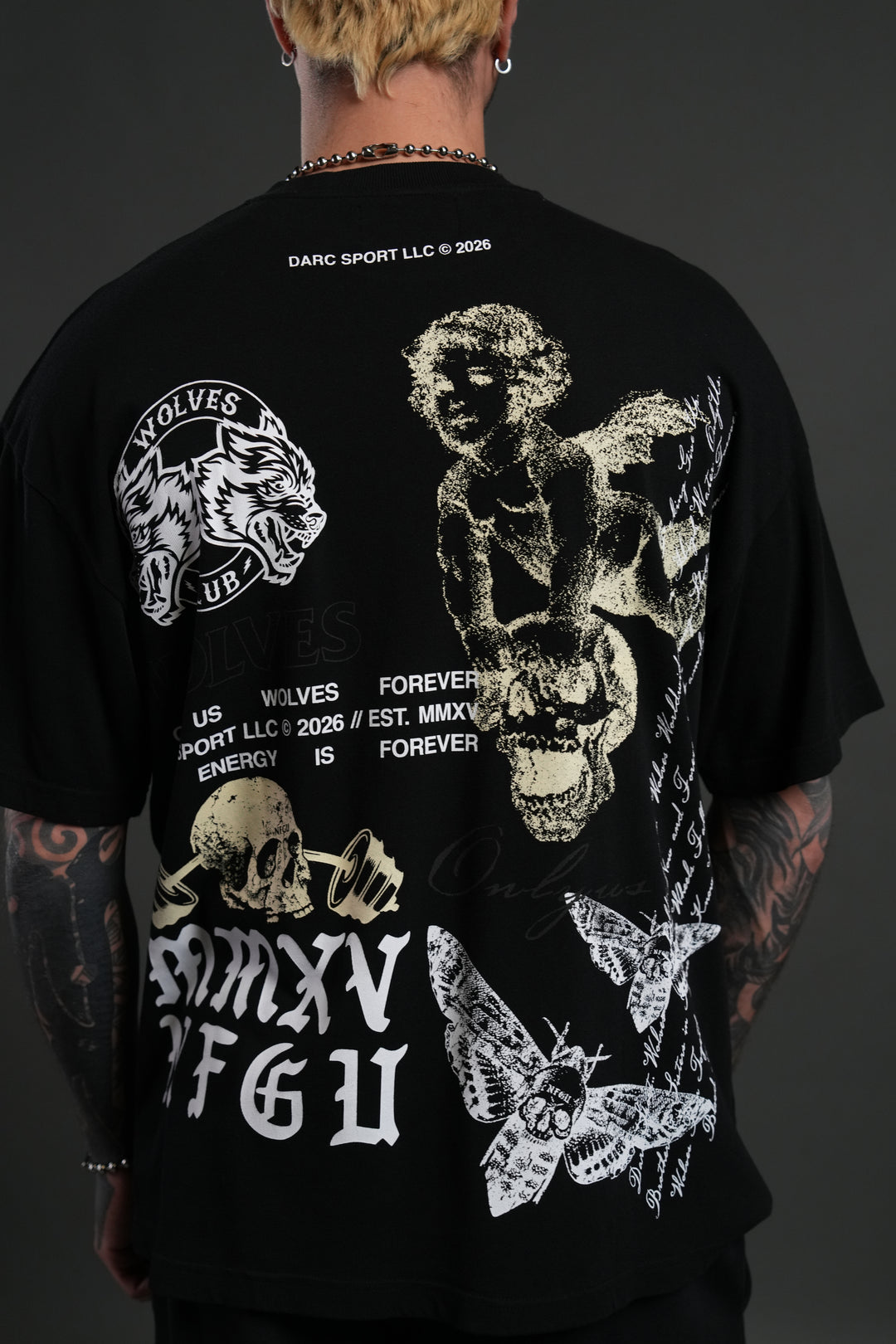 Hollow Virtue "Premium" Oversized Tee in Black