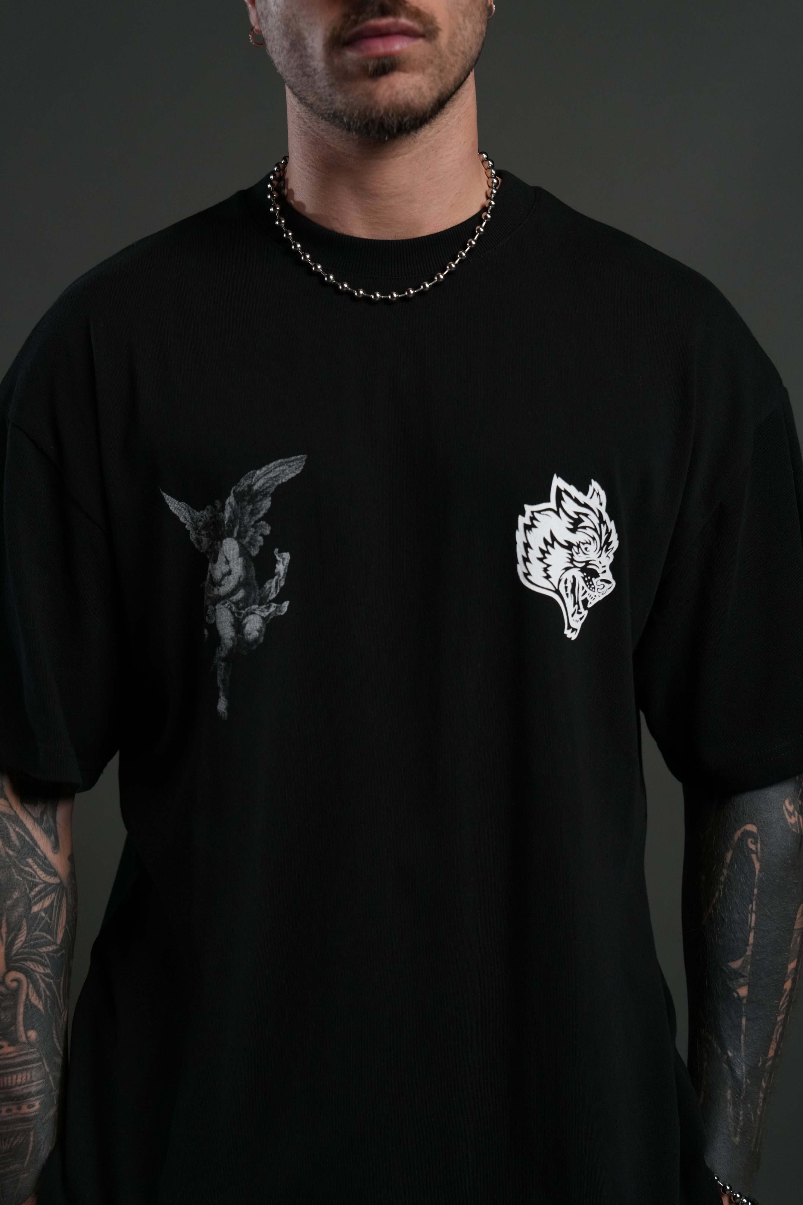 Darc Angel "Premium" Oversized Tee in Black