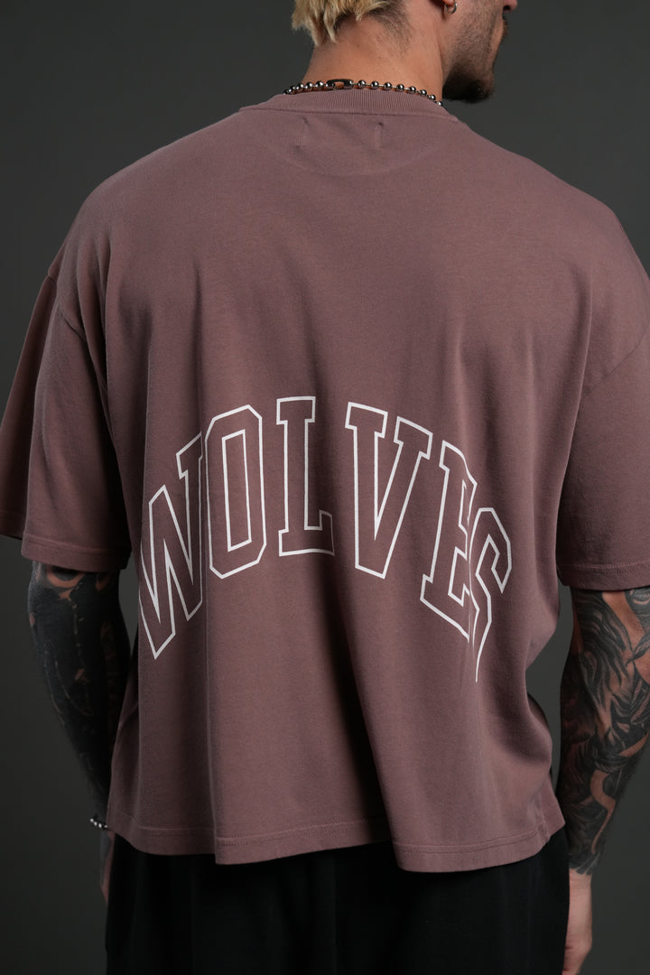 Wolf of the Flame Premium "Box Cut" Tee in Mauve