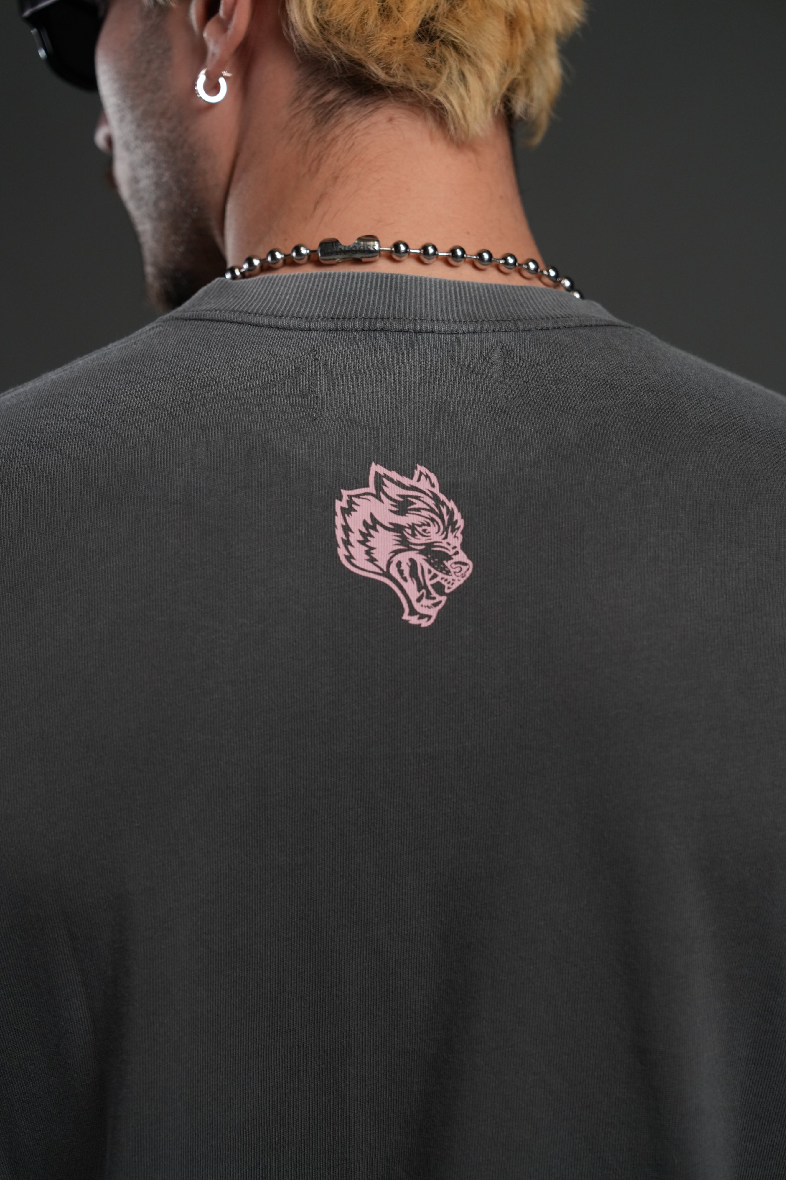 Blood Thirsty Webs "Premium" L/S Tee in Wolf Gray