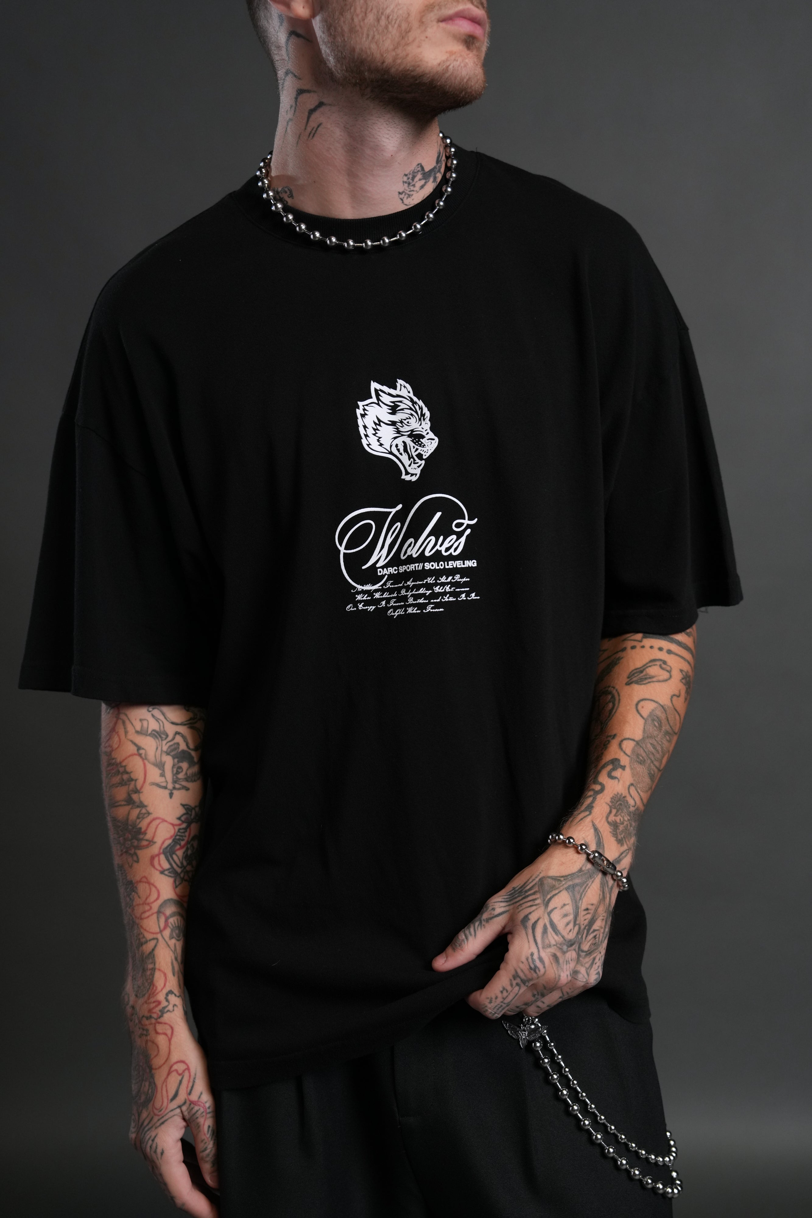 (1 Of 500) Arise "Premium" Oversized Tee in Black