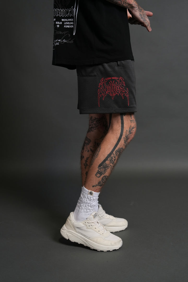 Shadow Hesh Mesh Shorts in Wolf Gray