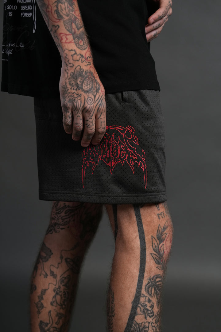 Shadow Hesh Mesh Shorts in Wolf Gray