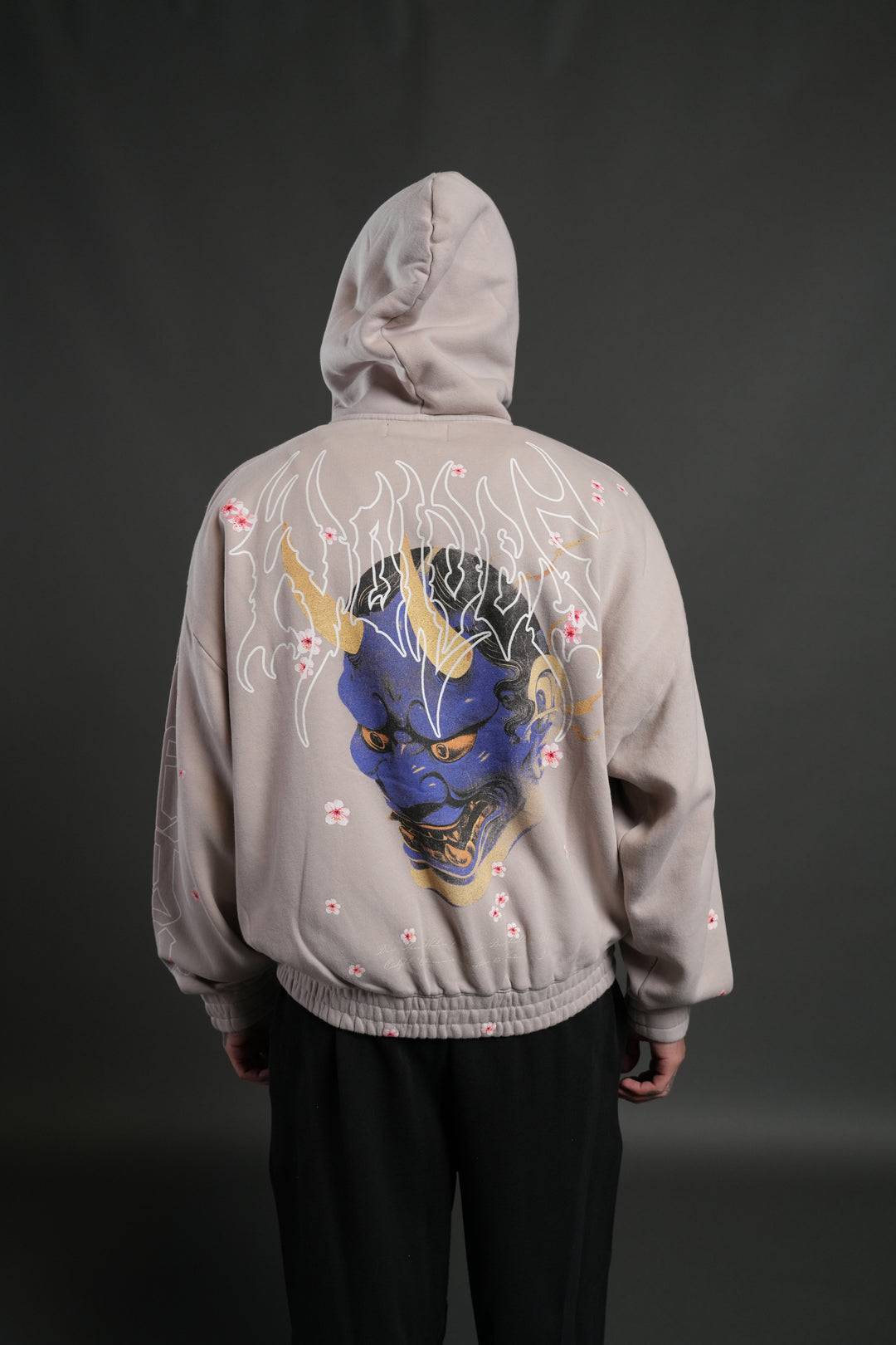 Oni Code Blossom "Chambers" Zip Hoodie in Clay