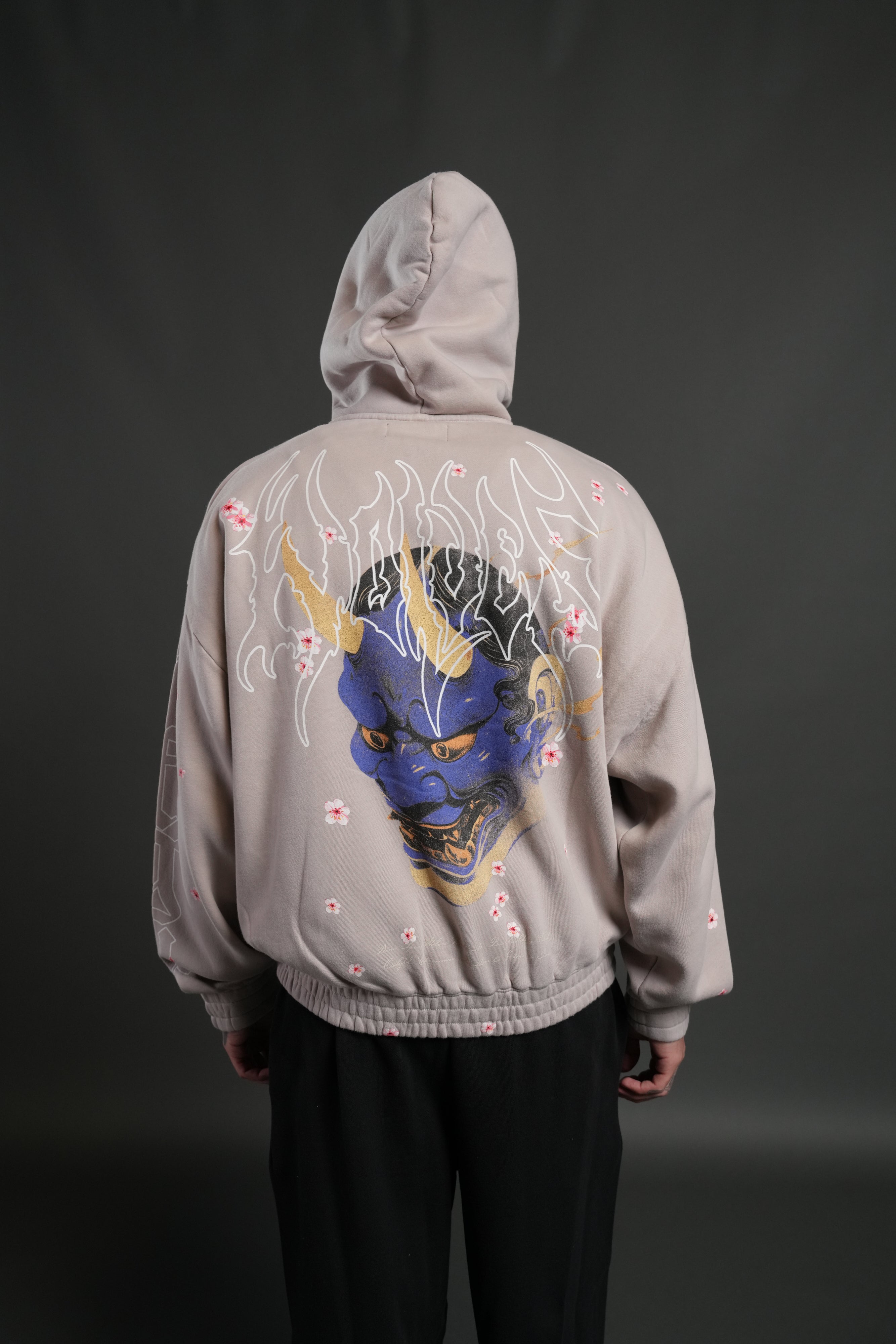Oni Code Blossom "Chambers" Zip Hoodie in Clay