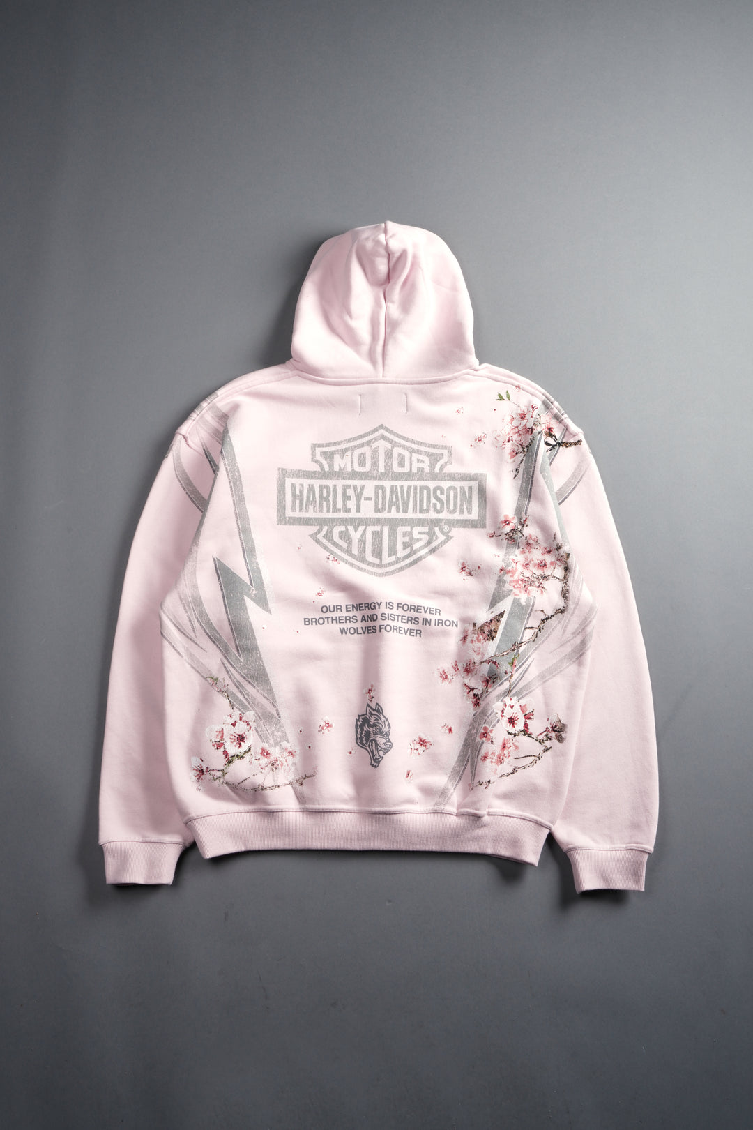 Iron Sakura Pierce Hoodie in Blush Pink