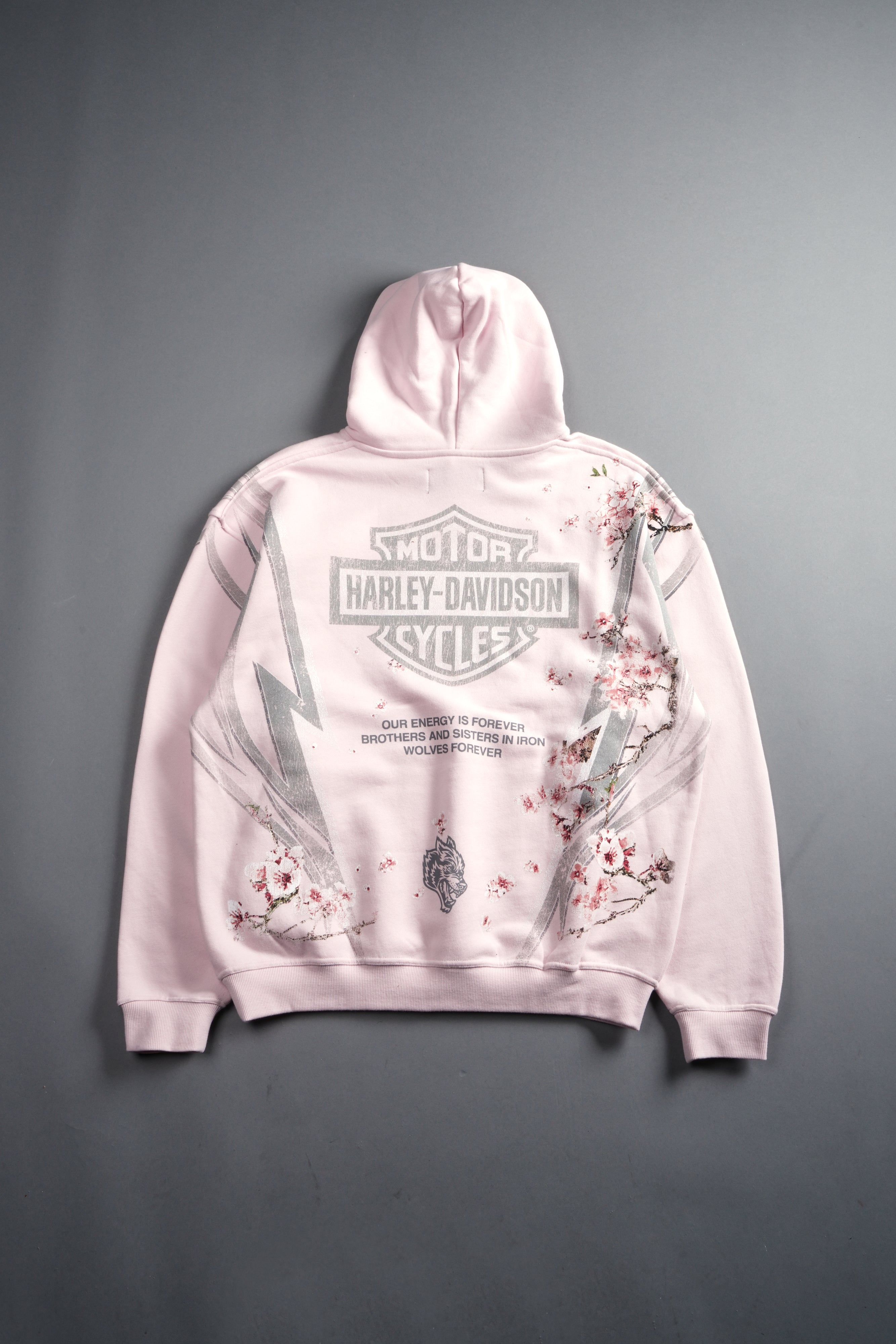 Iron Sakura Pierce Hoodie in Blush Pink
