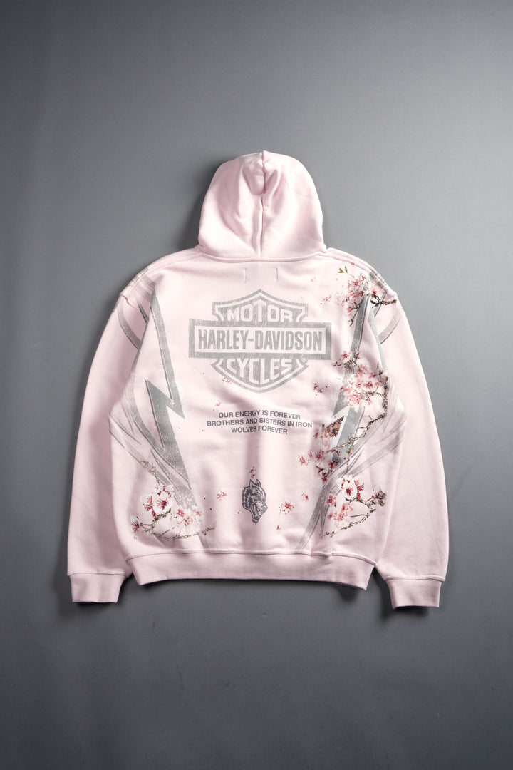 Iron Sakura Pierce Hoodie in Blush Pink