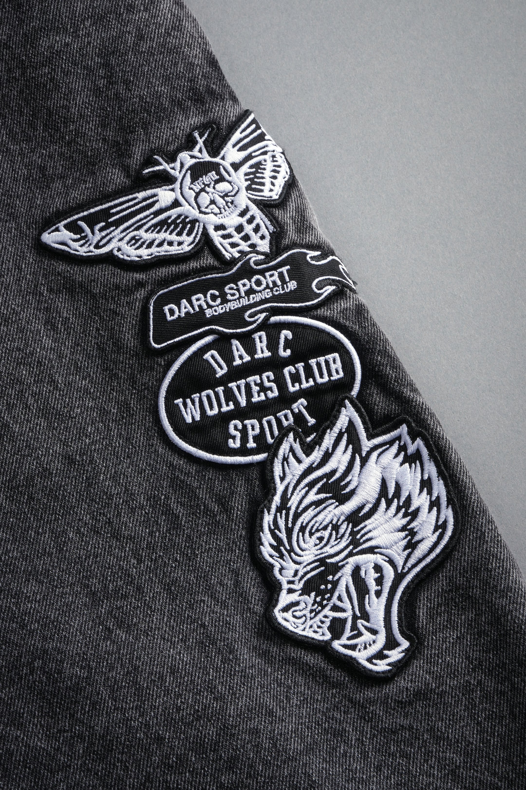 Brotherhood Ash Denim Jean Short in Black