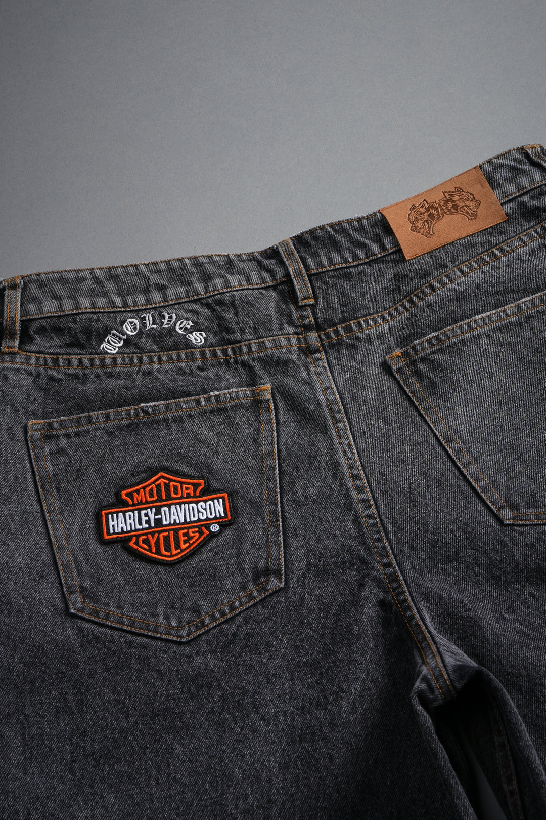 Brotherhood Ash Denim Jean Short in Black