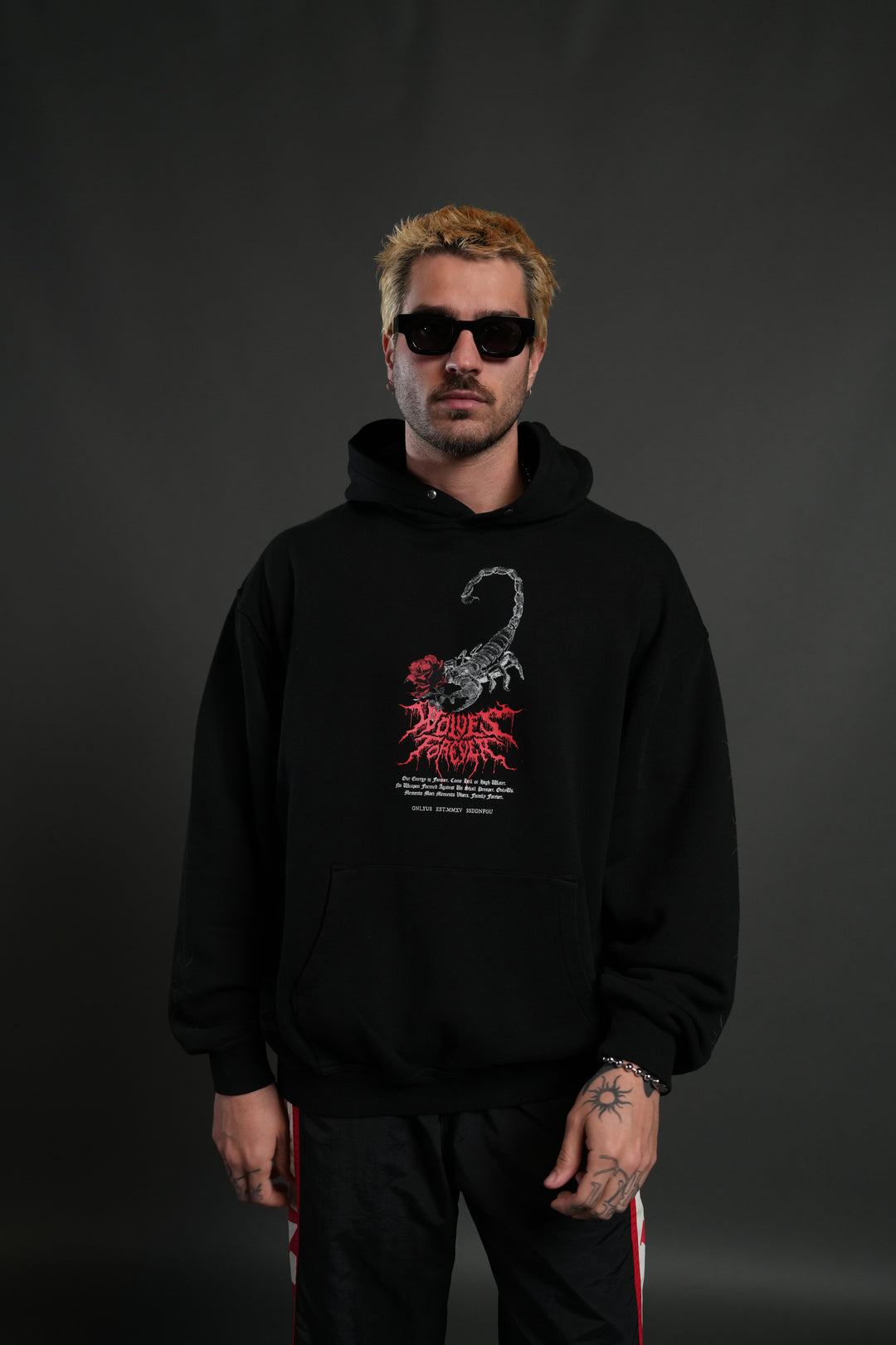 Scorpion Thorns "Pierce" Hoodie in Black