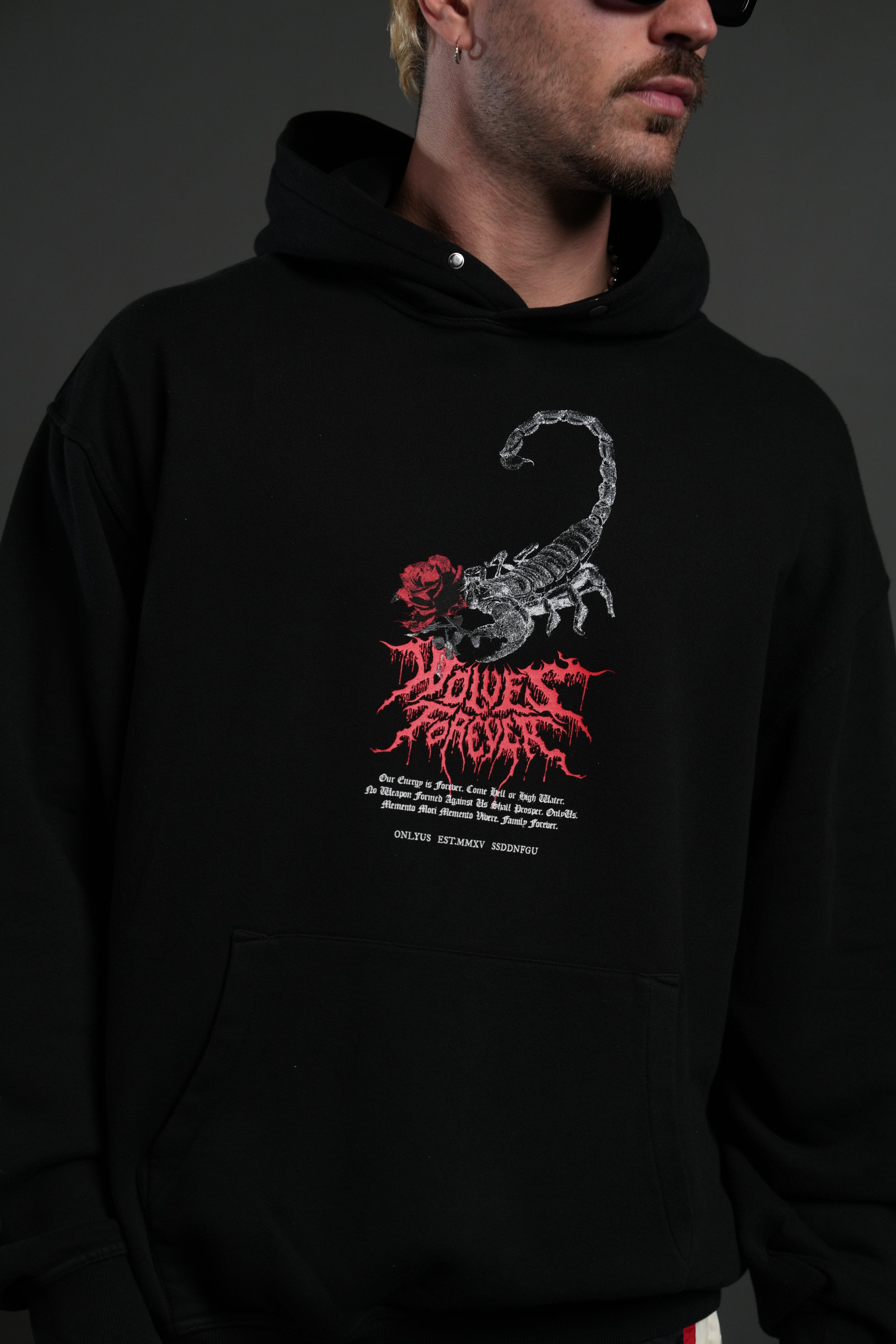 Scorpion Thorns "Pierce" Hoodie in Black