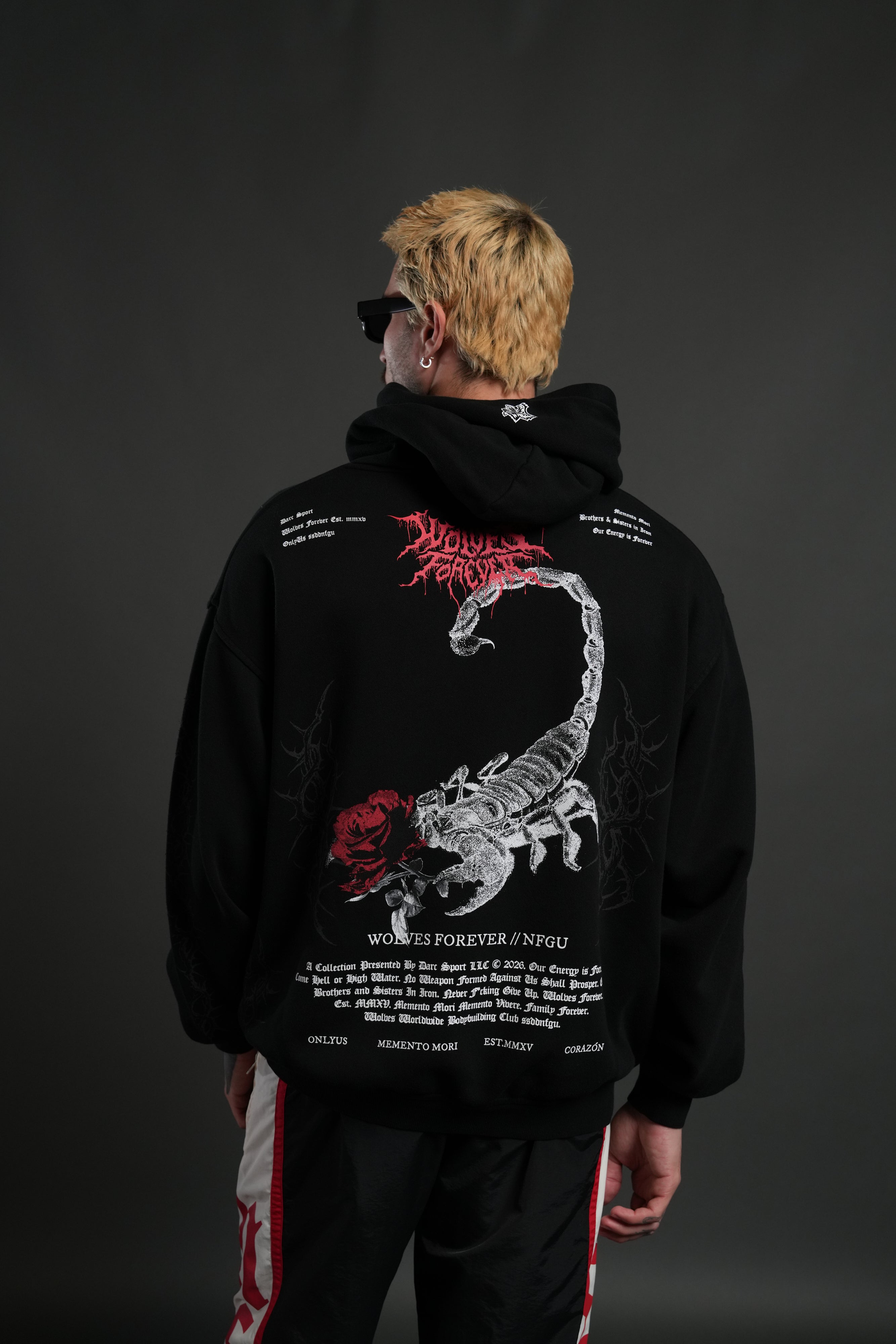 Scorpion Thorns "Pierce" Hoodie in Black