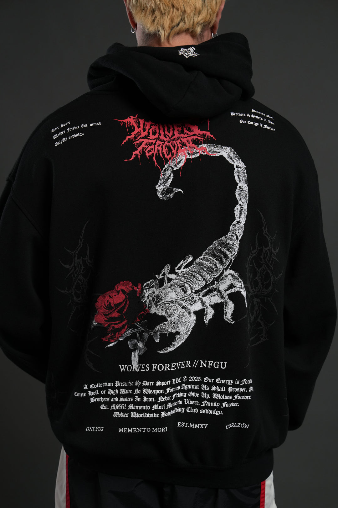 Scorpion Thorns "Pierce" Hoodie in Black