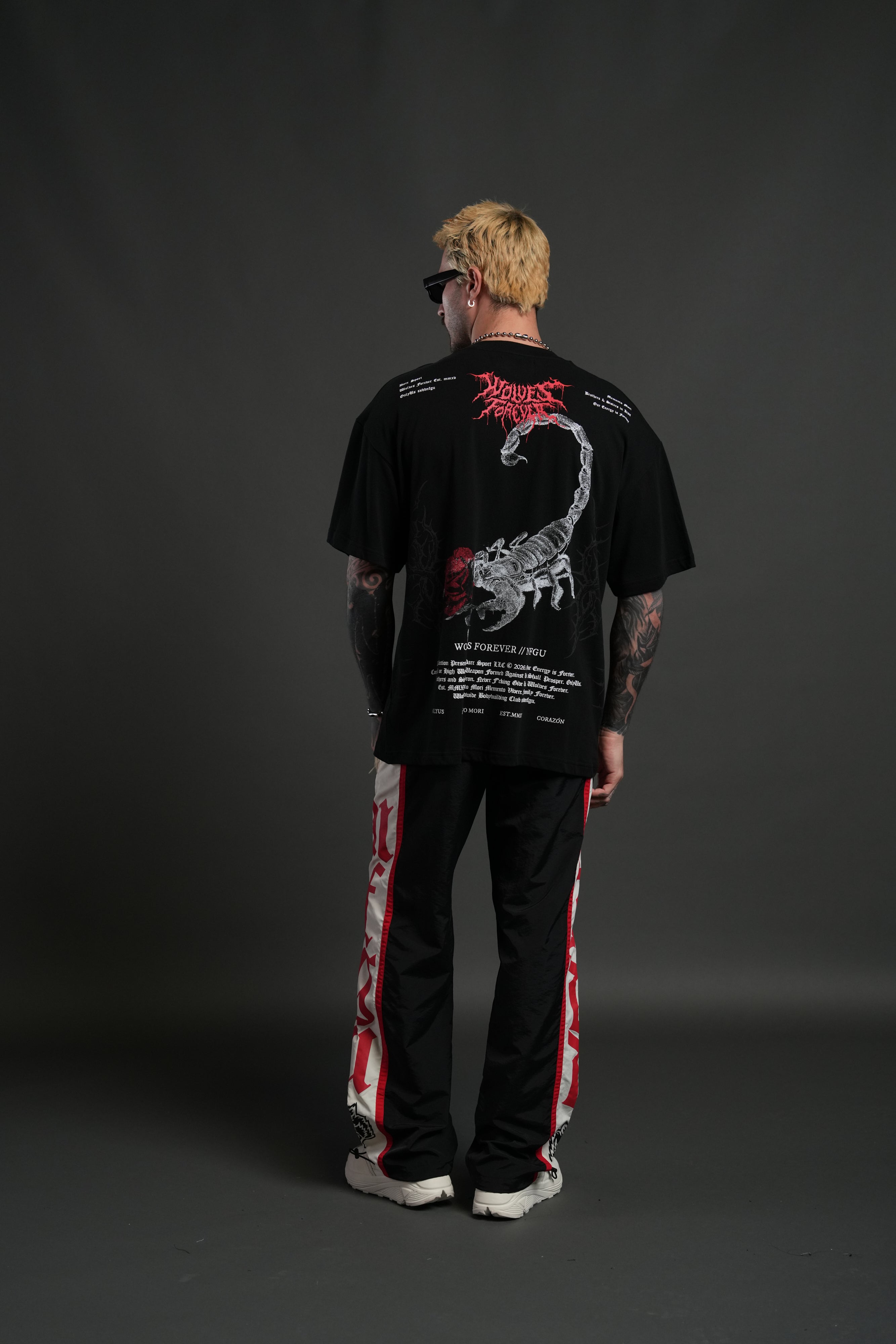 Scorpion Thorns "Premium" Oversized Tee in Black