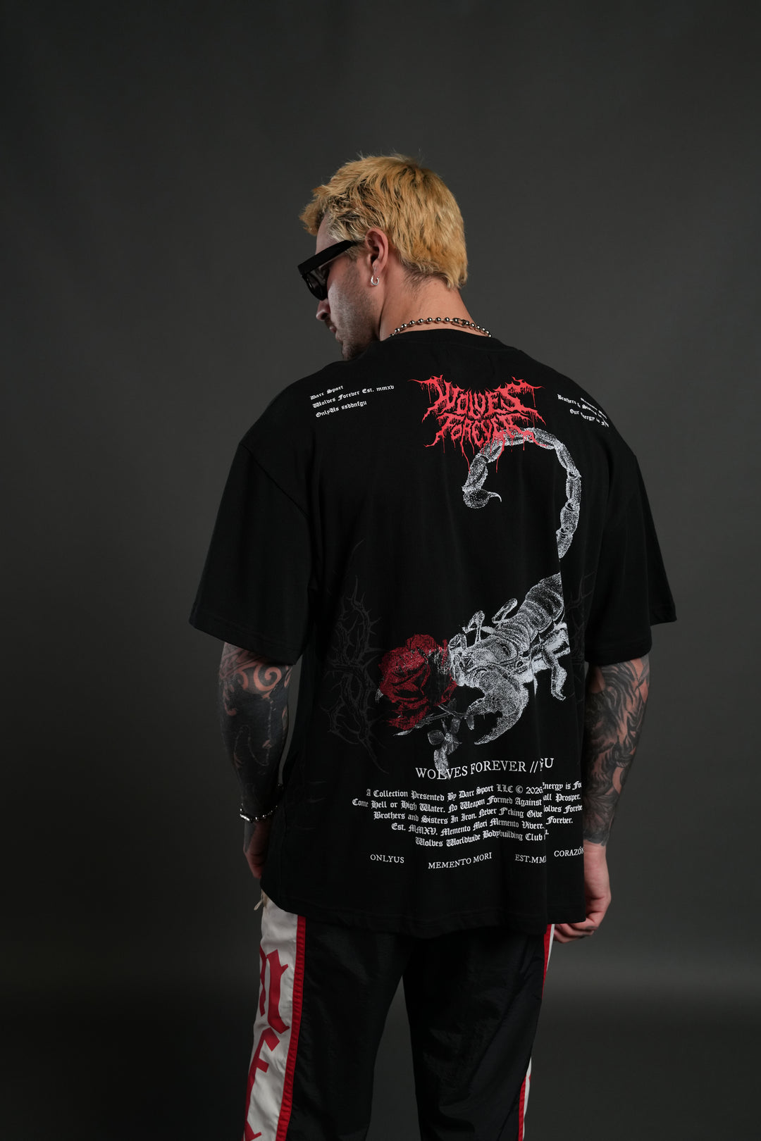 Scorpion Thorns "Premium" Oversized Tee in Black