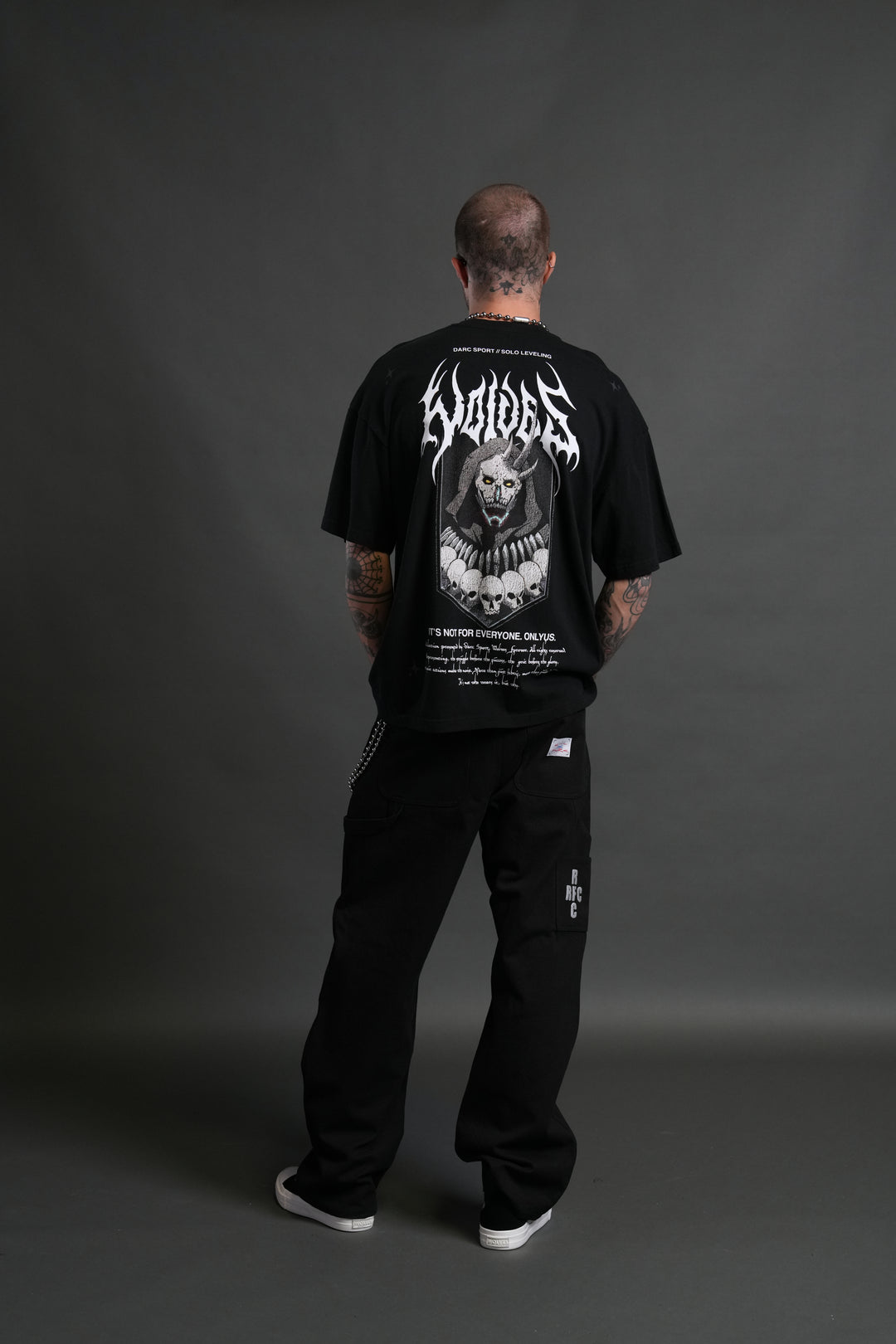 Shadow Shaman "Premium" Oversized Tee in Black