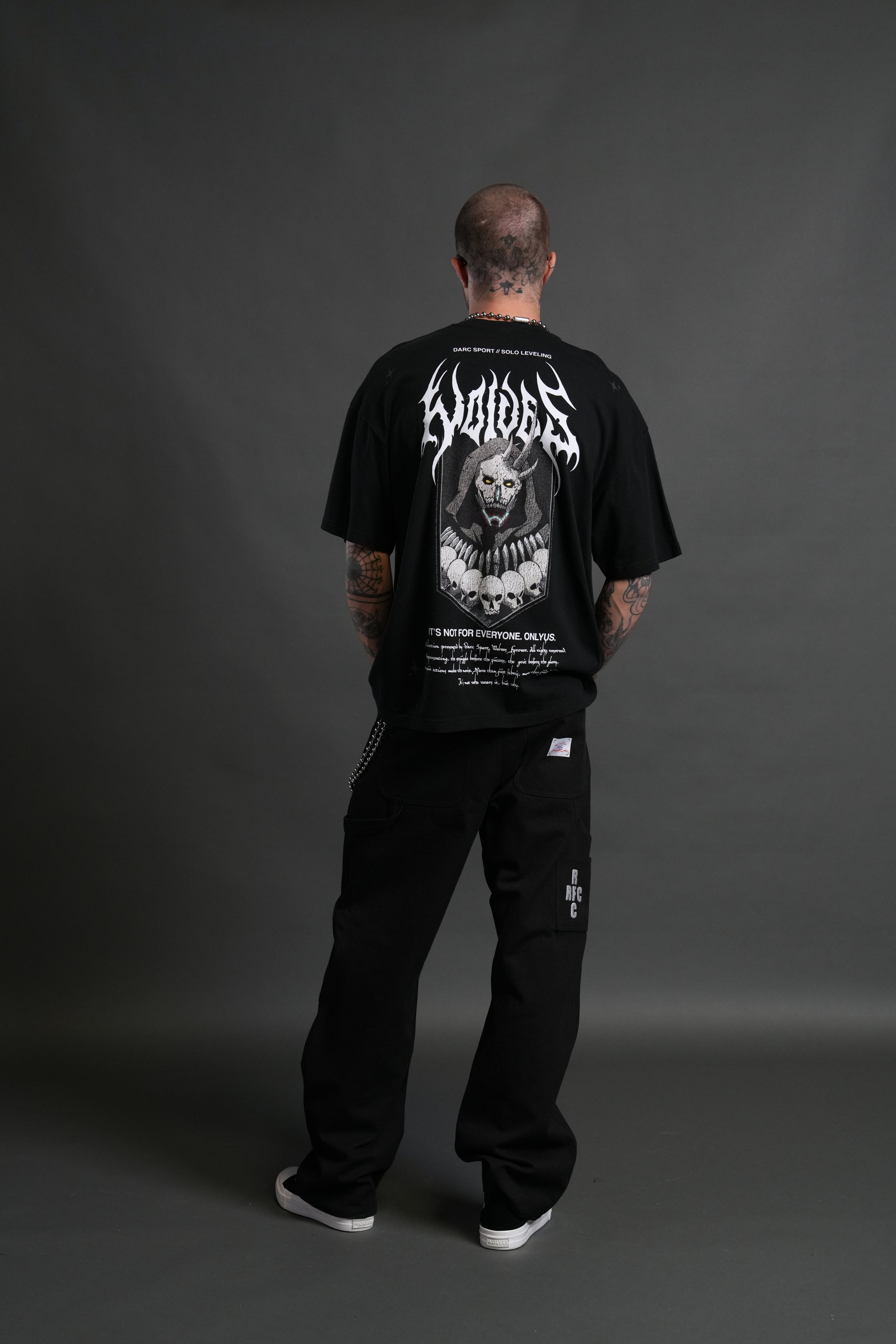Shadow Shaman "Premium" Oversized Tee in Black