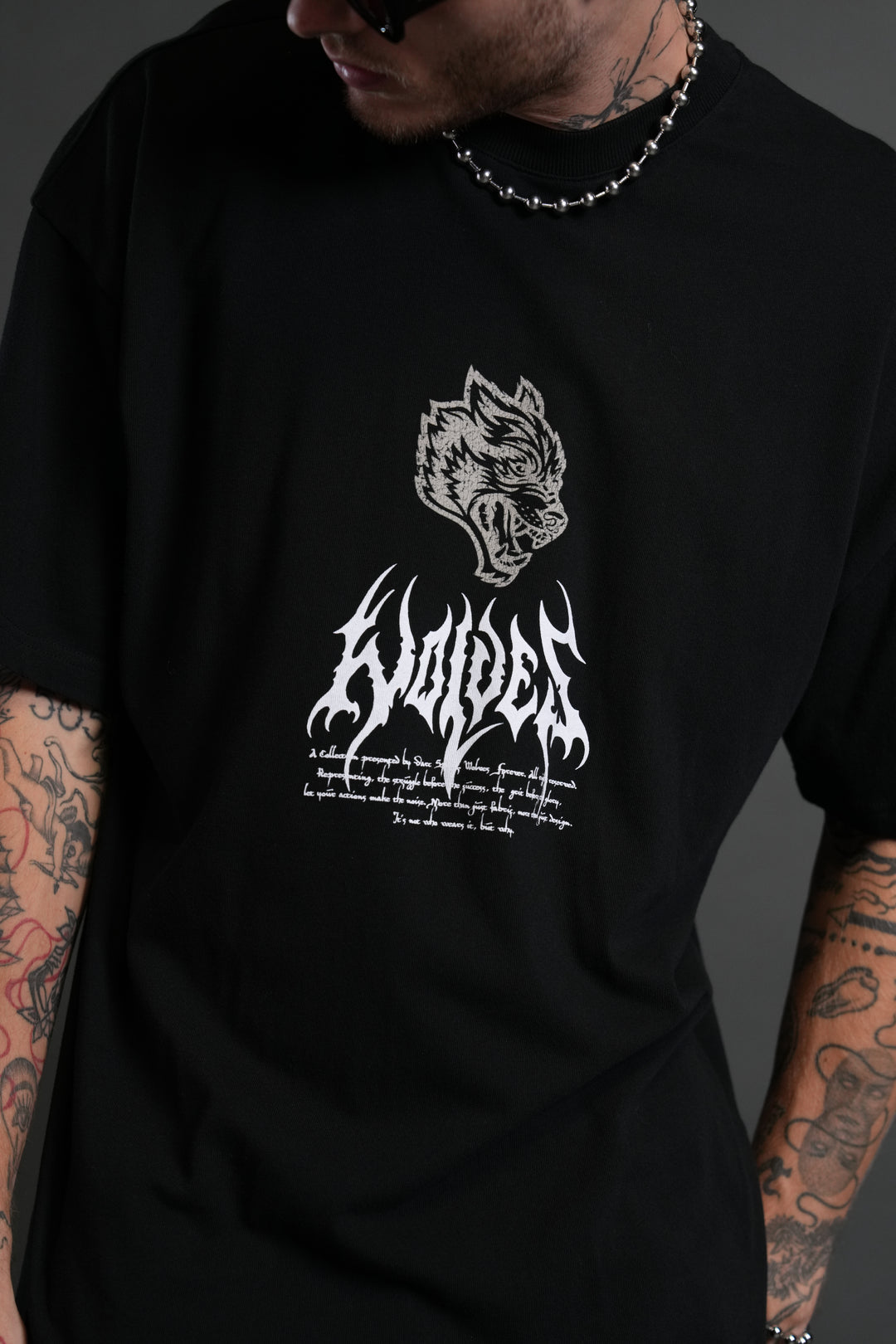 Shadow Shaman "Premium" Oversized Tee in Black