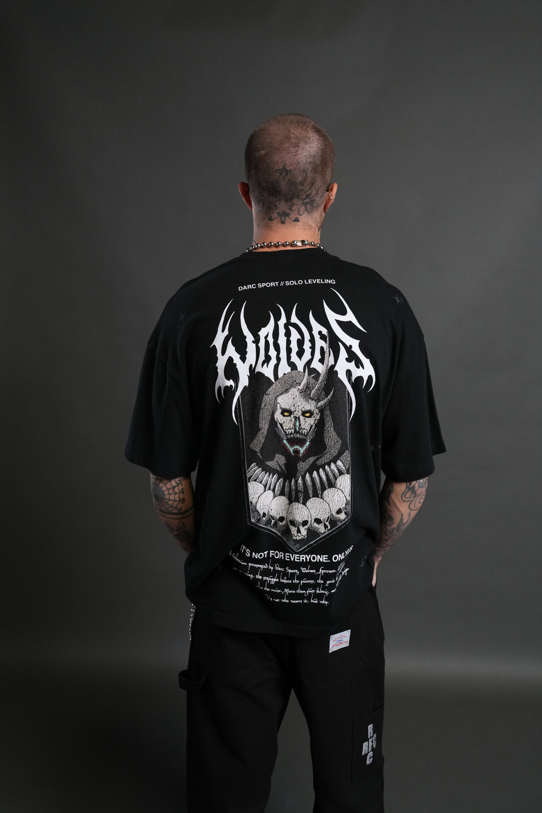Shadow Shaman "Premium" Oversized Tee in Black