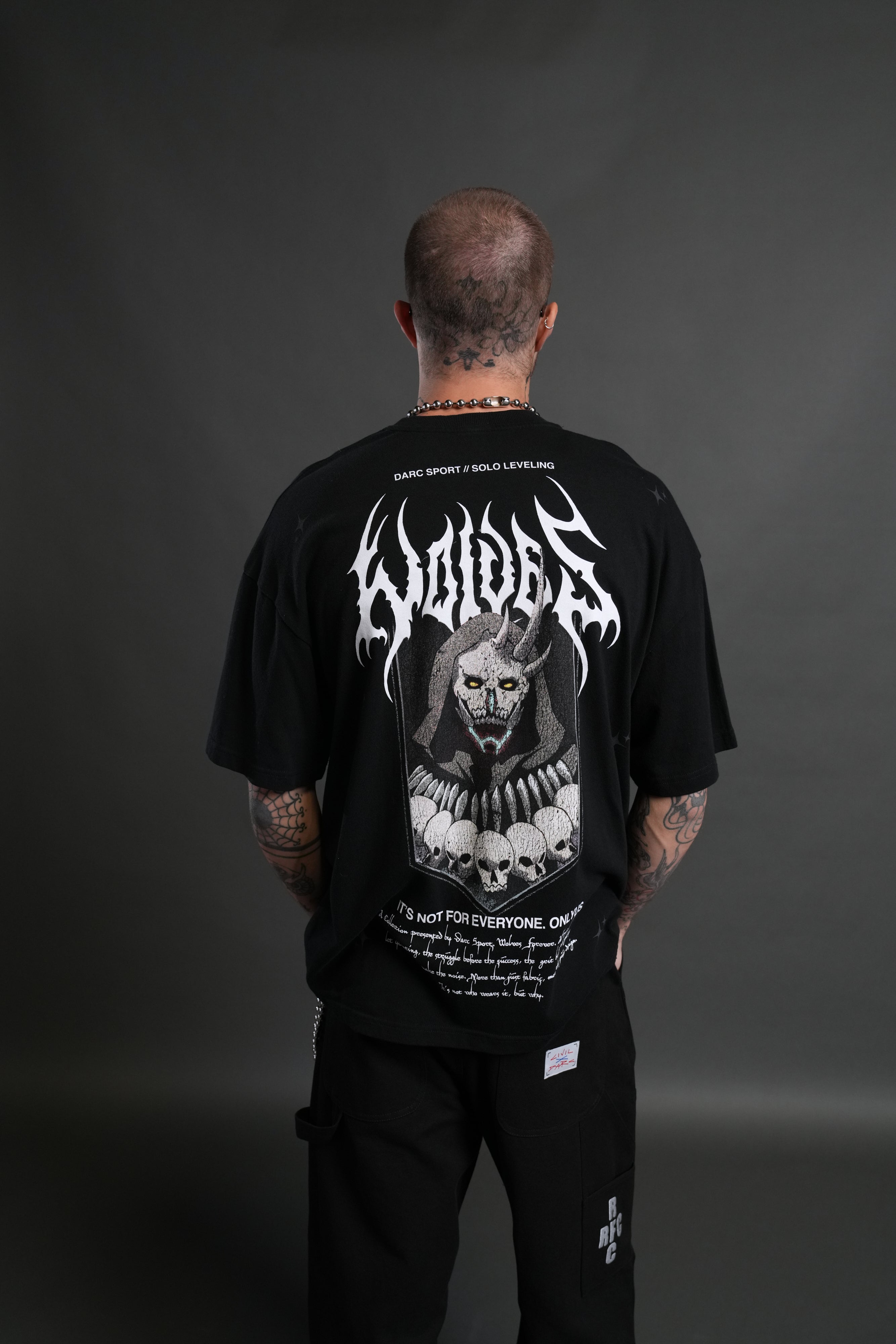 Shadow Shaman "Premium" Oversized Tee in Black