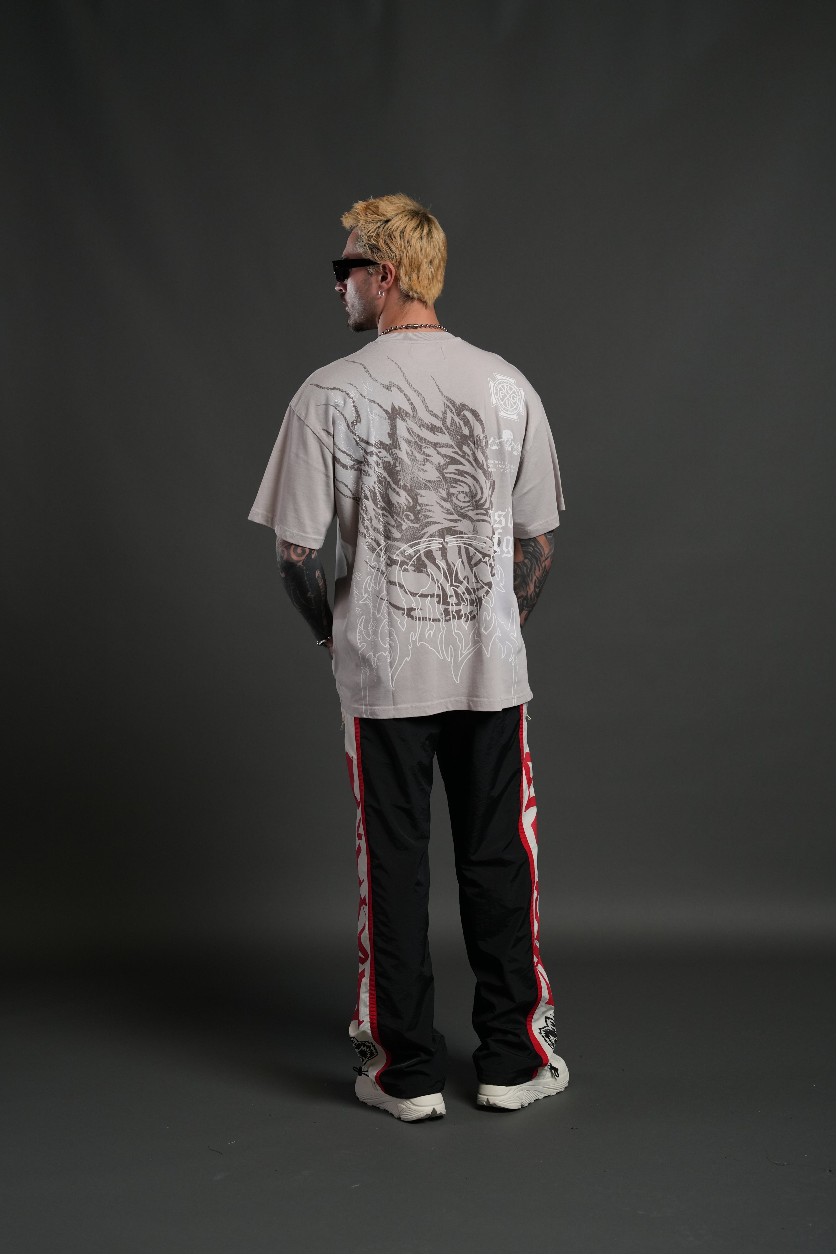 Till Forever Inferno "Premium" Oversized Tee in Clay Sun Fade