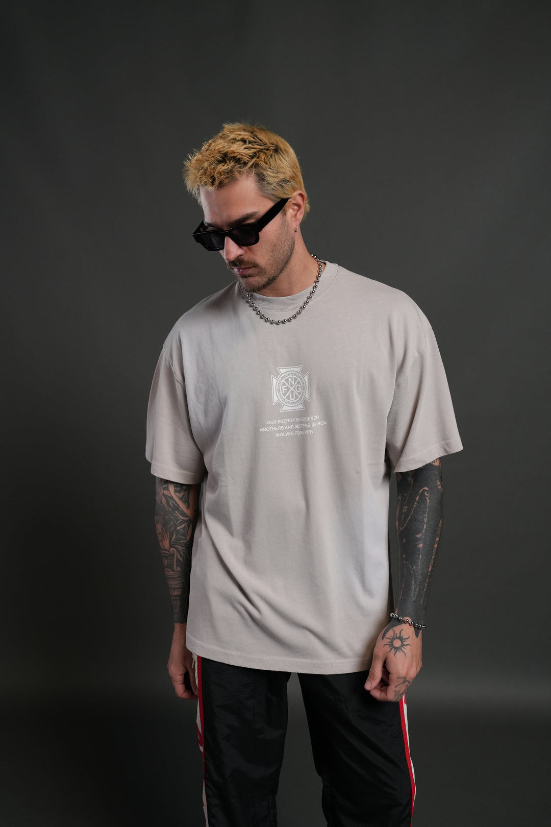 Till Forever Inferno "Premium" Oversized Tee in Clay Sun Fade