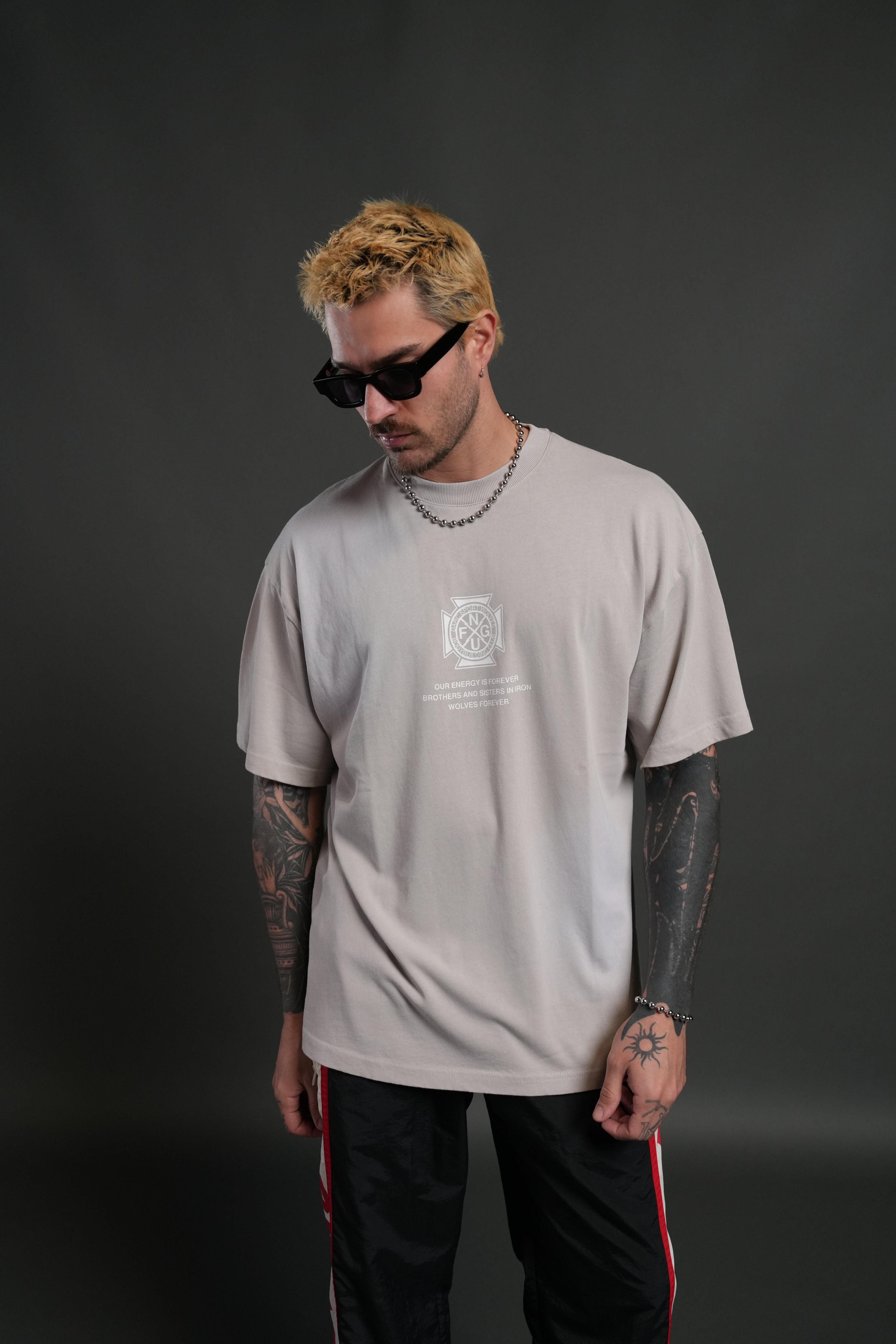 Till Forever Inferno "Premium" Oversized Tee in Clay Sun Fade