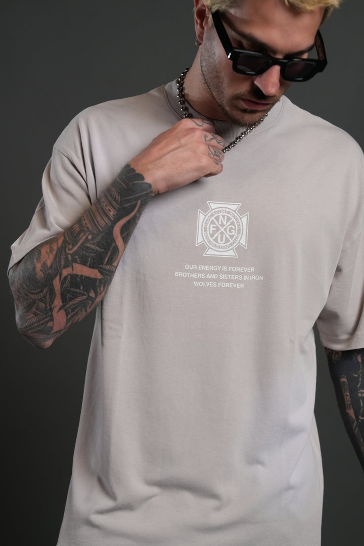Till Forever Inferno "Premium" Oversized Tee in Clay Sun Fade