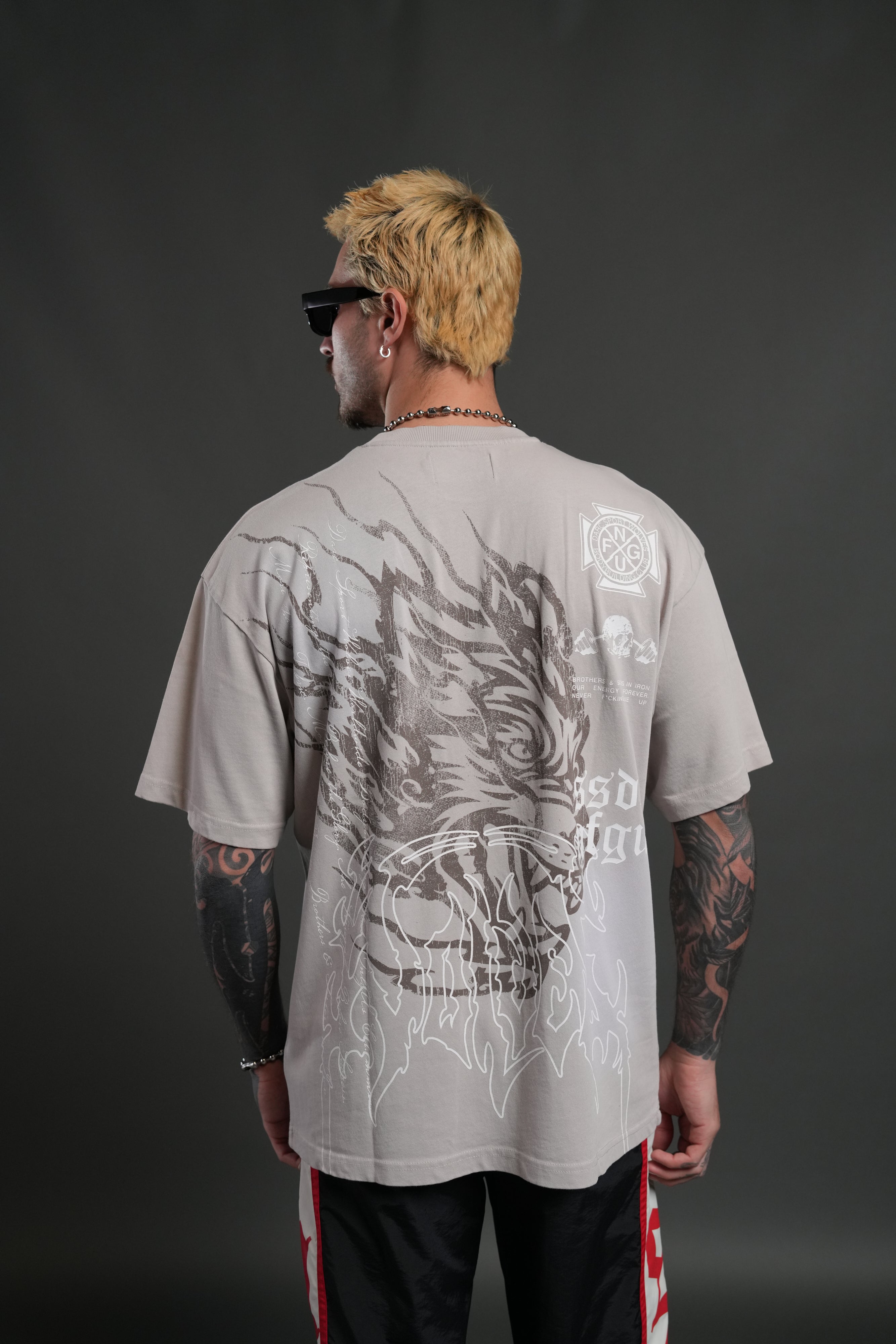 Till Forever Inferno "Premium" Oversized Tee in Clay Sun Fade