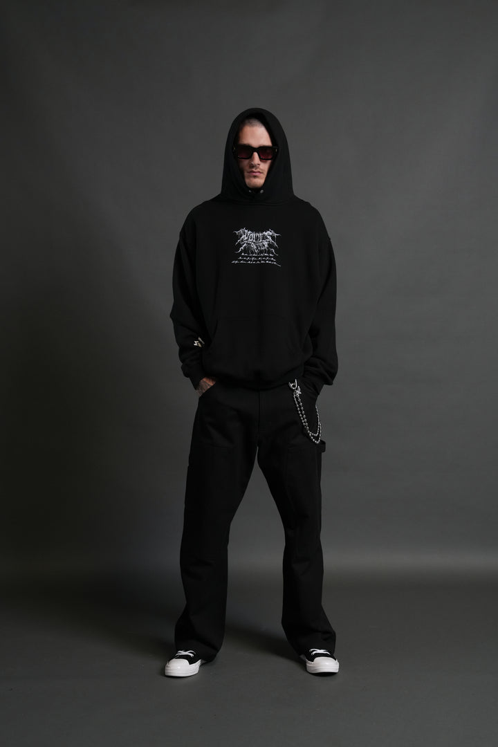 Demon Knight "Pierce" Hoodie in Black
