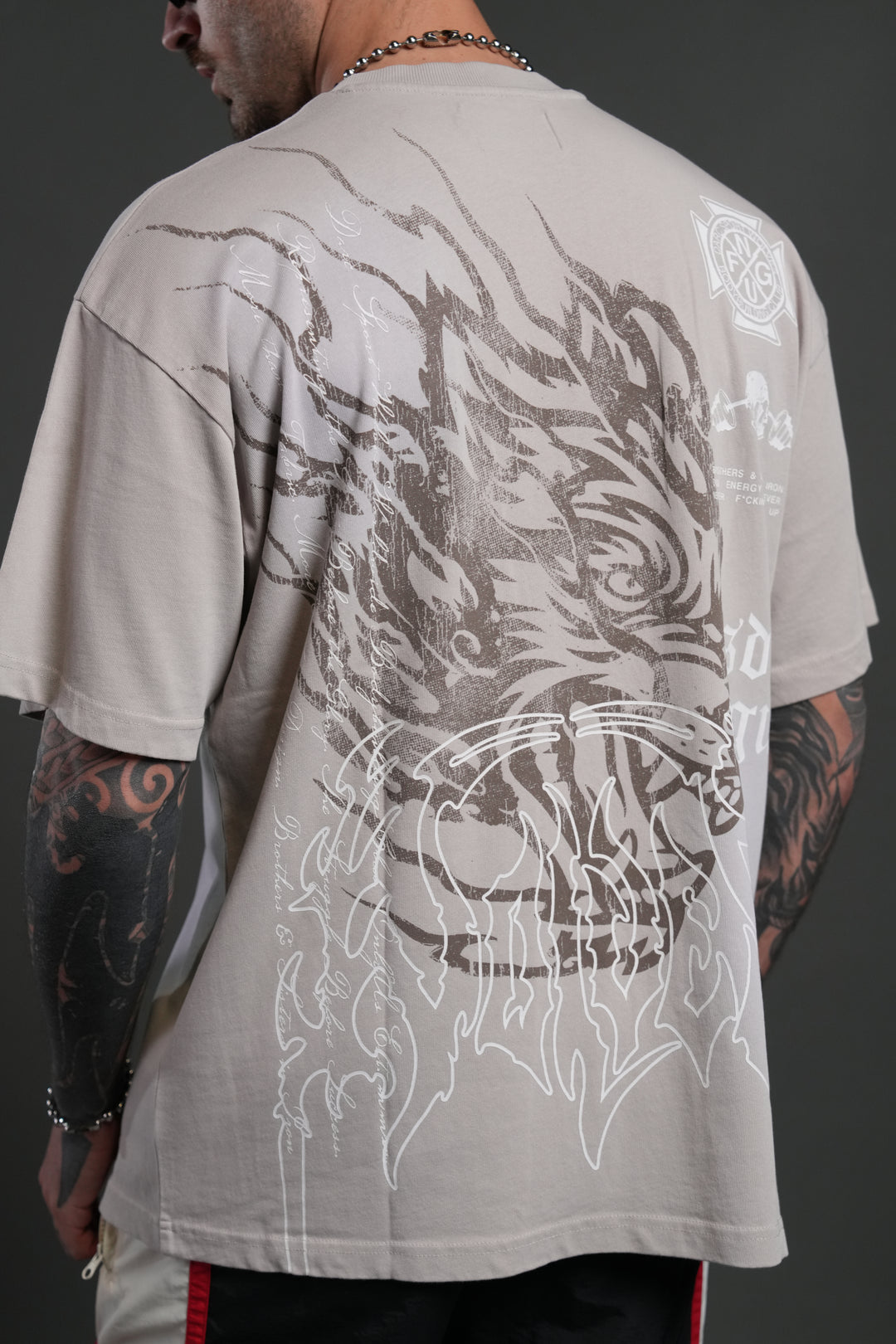 Till Forever Inferno "Premium" Oversized Tee in Clay Sun Fade