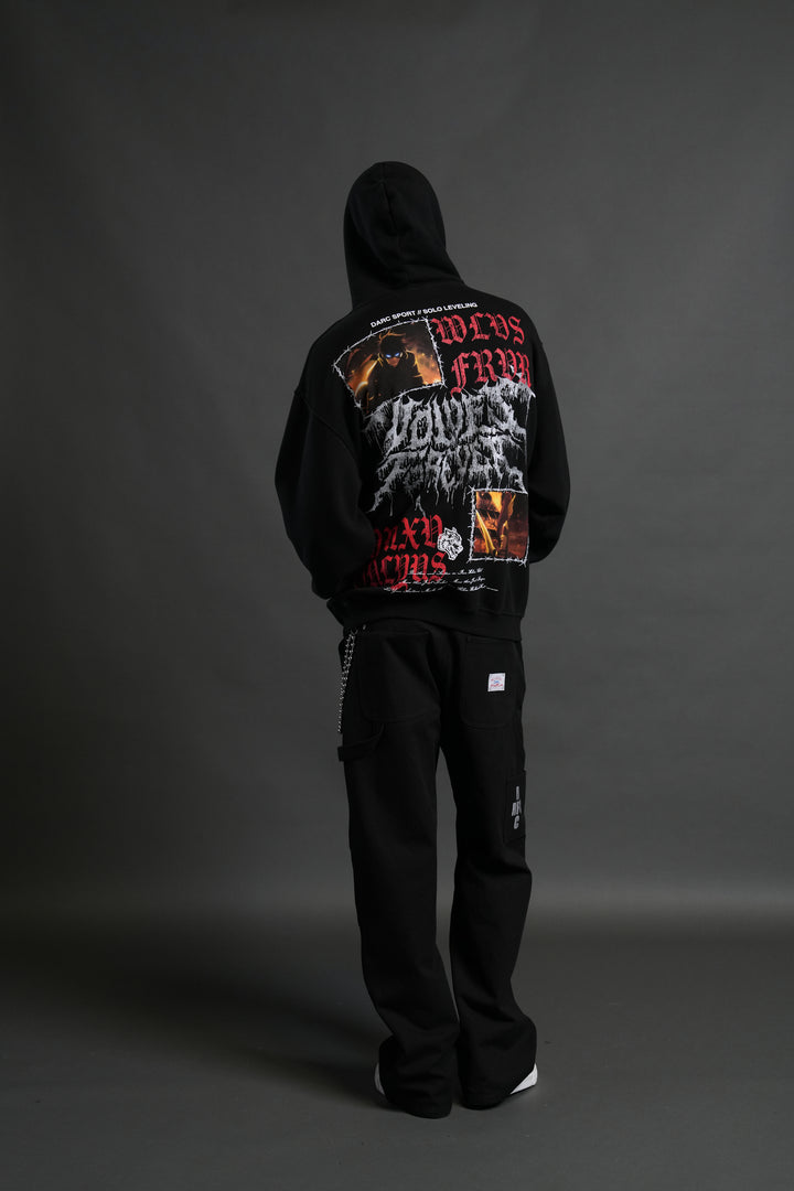 Demon Knight "Pierce" Hoodie in Black