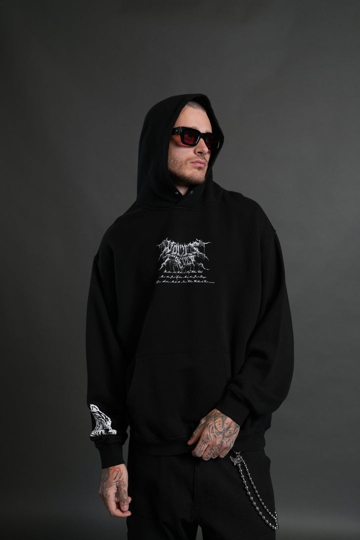 Demon Knight "Pierce" Hoodie in Black